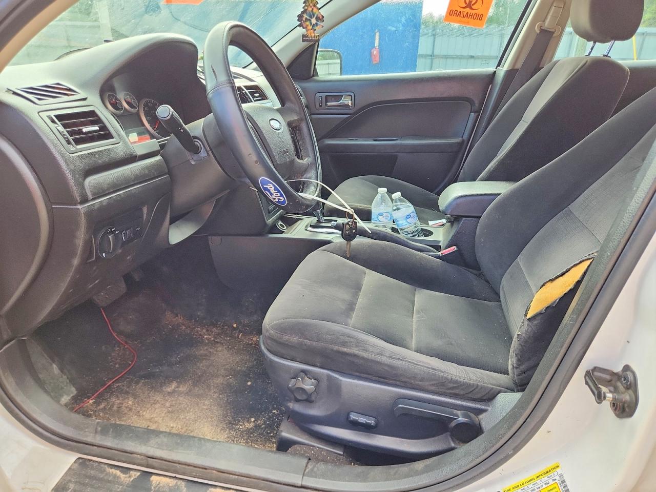 2008 Ford Fusion Se White vin: 3FAHP07128R239287