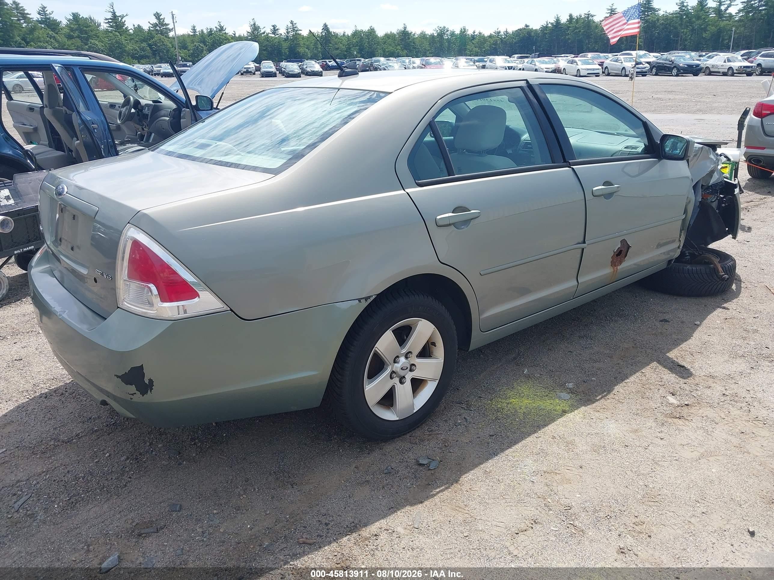 2009 Ford Fusion Se Green vin: 3FAHP07129R132743