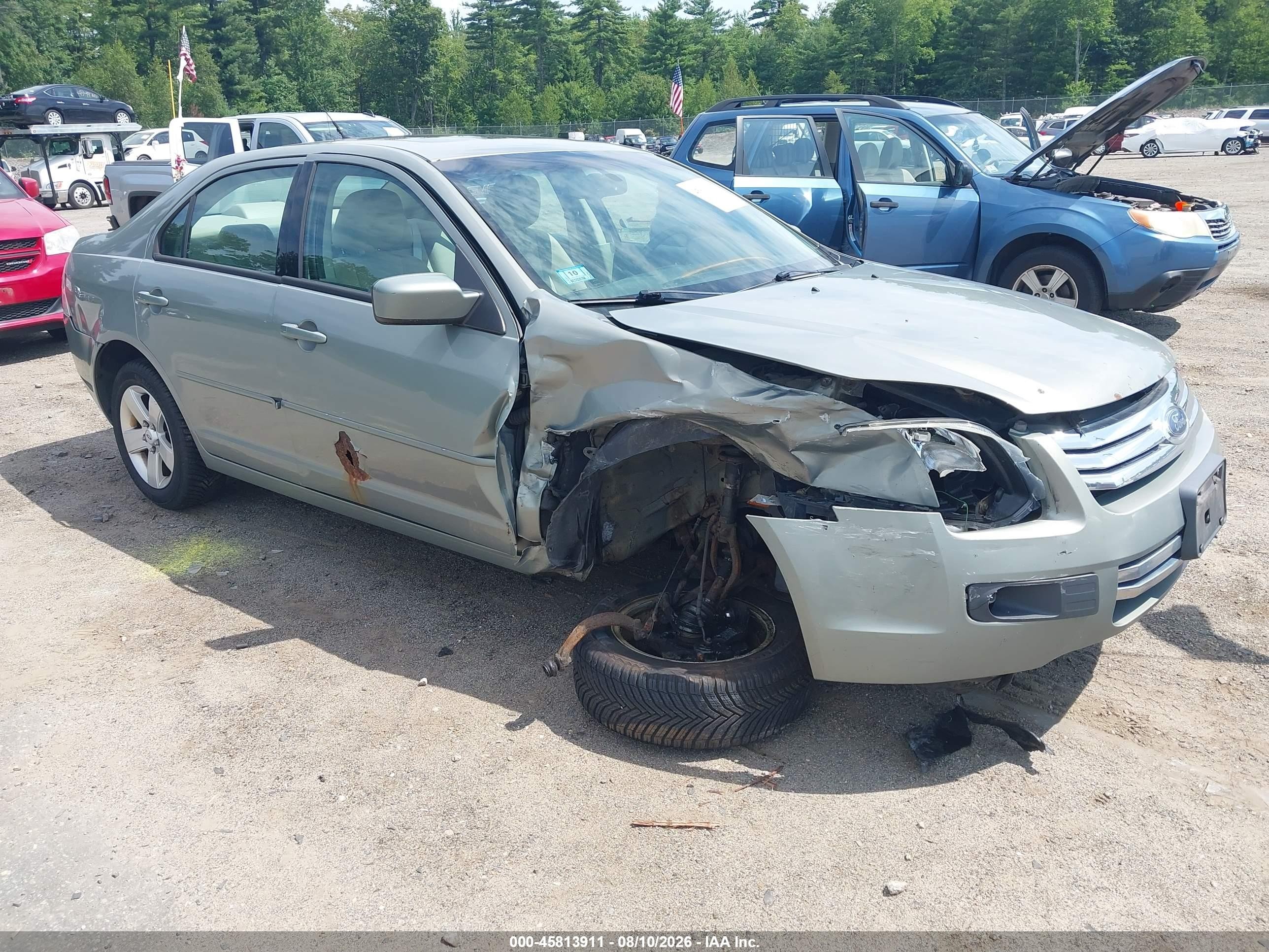 2009 Ford Fusion Se Green vin: 3FAHP07129R132743
