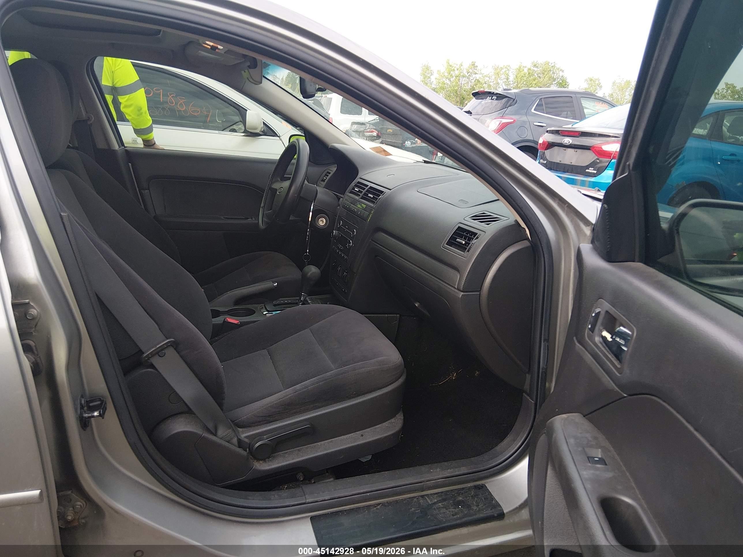 2009 Ford Fusion Se Gray vin: 3FAHP07129R135528