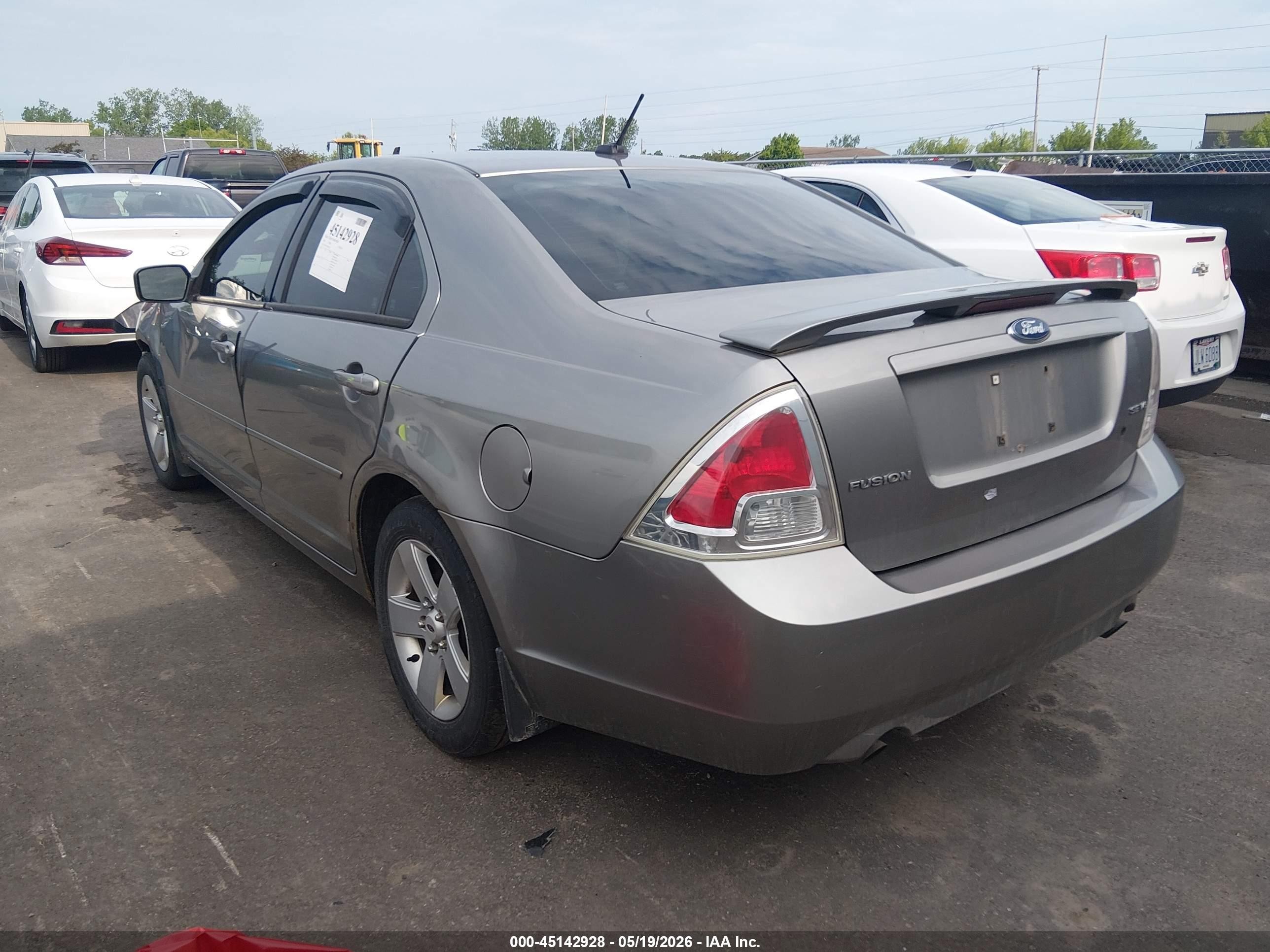 2009 Ford Fusion Se Gray vin: 3FAHP07129R135528