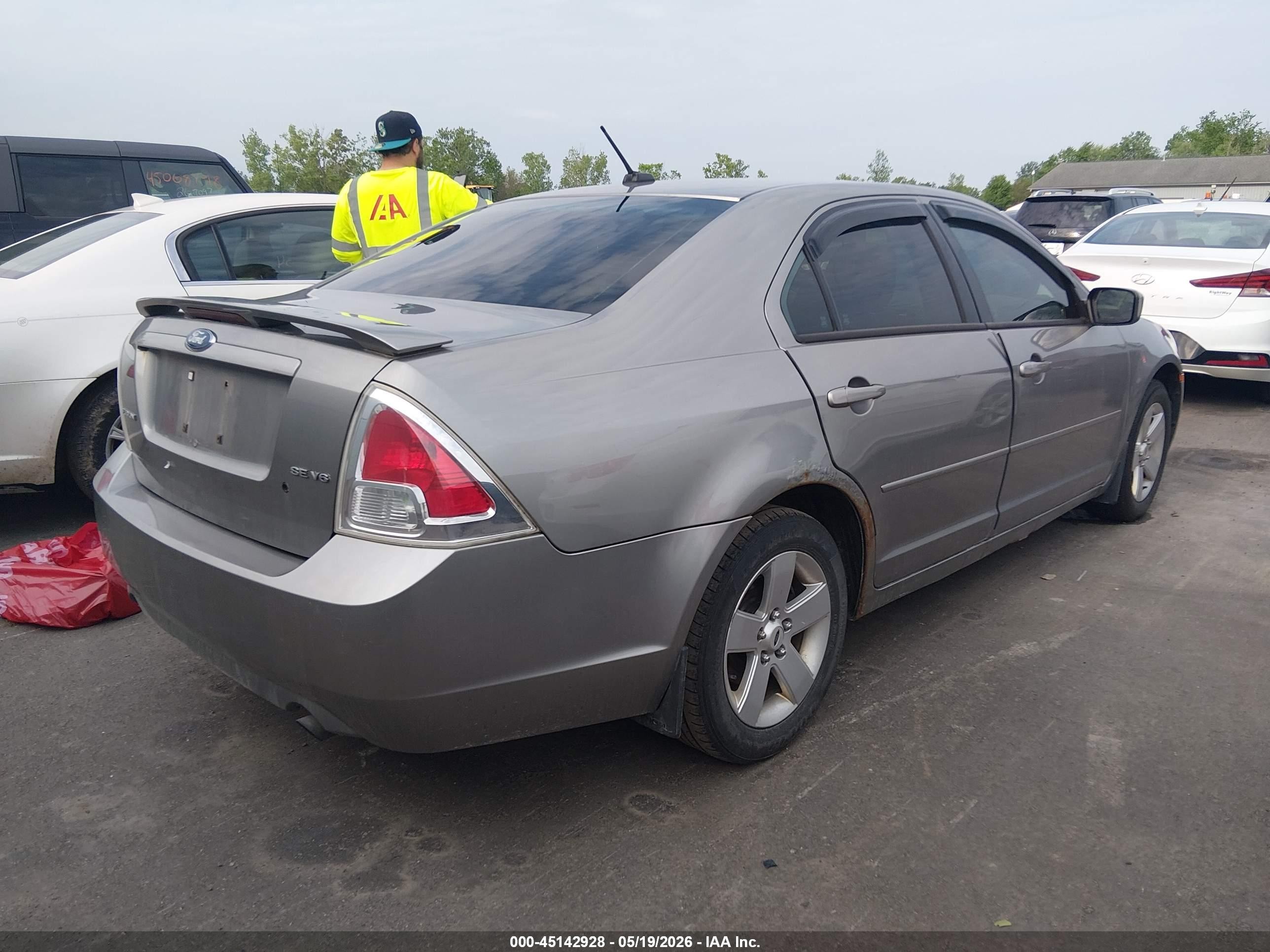 2009 Ford Fusion Se Gray vin: 3FAHP07129R135528