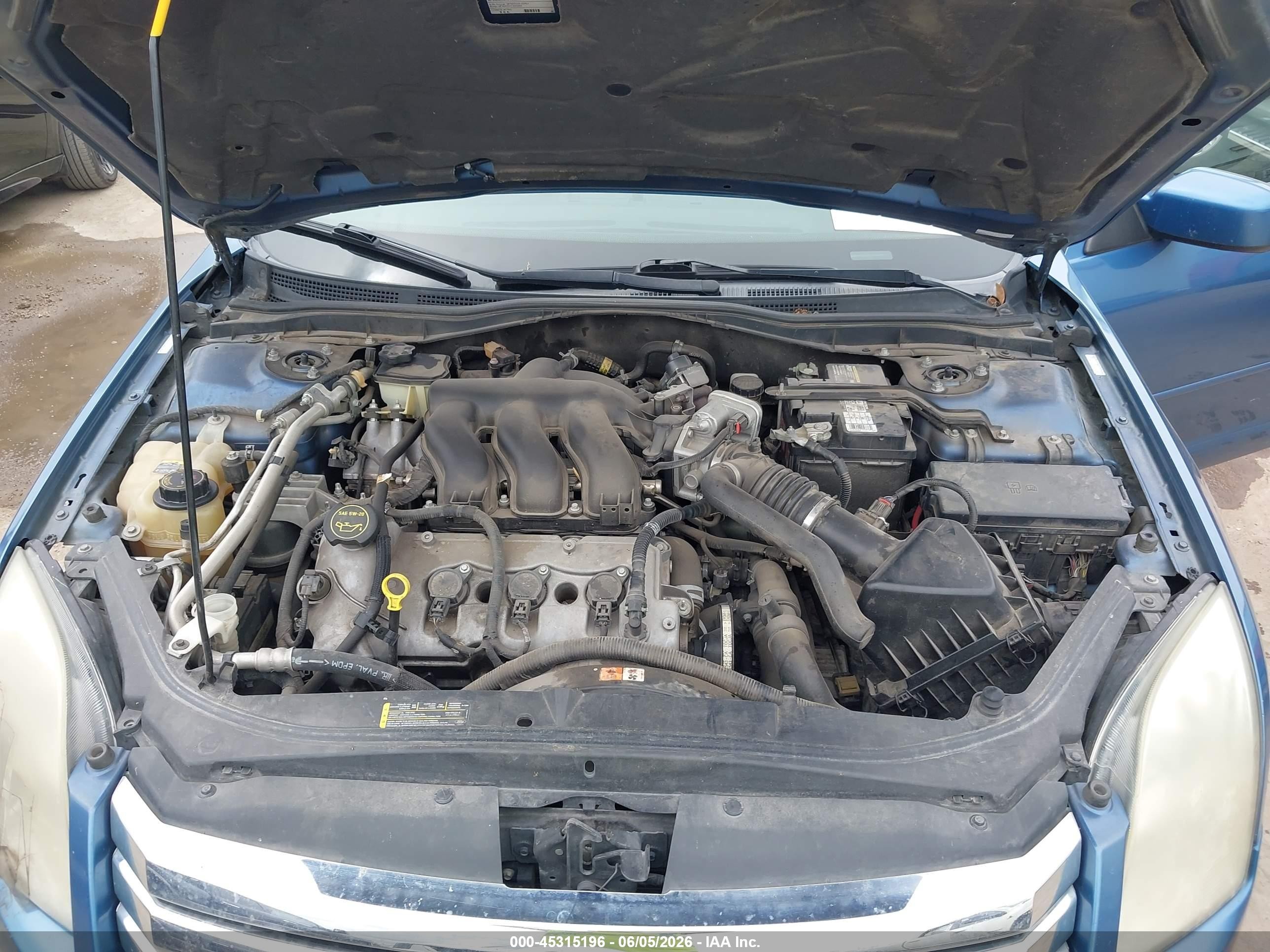 2009 Ford Fusion Se Синий vin: 3FAHP07129R174684