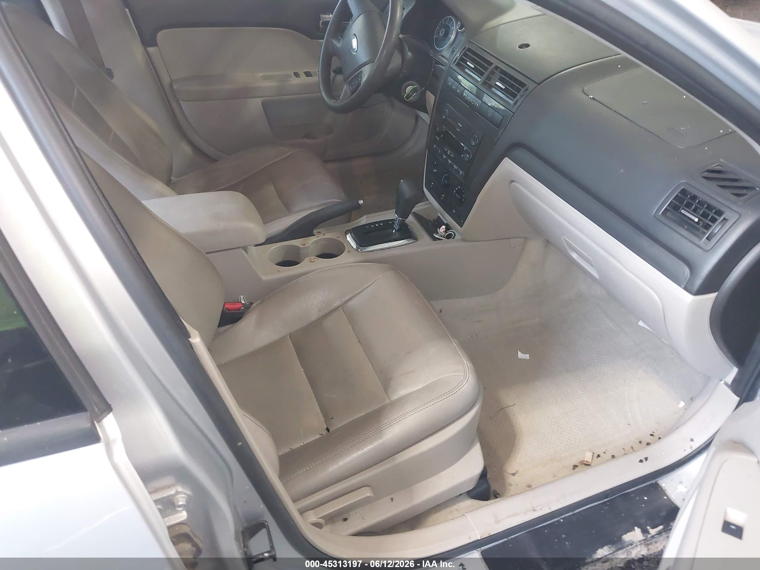 2006 Ford Fusion Se Gray vin: 3FAHP07136R246570