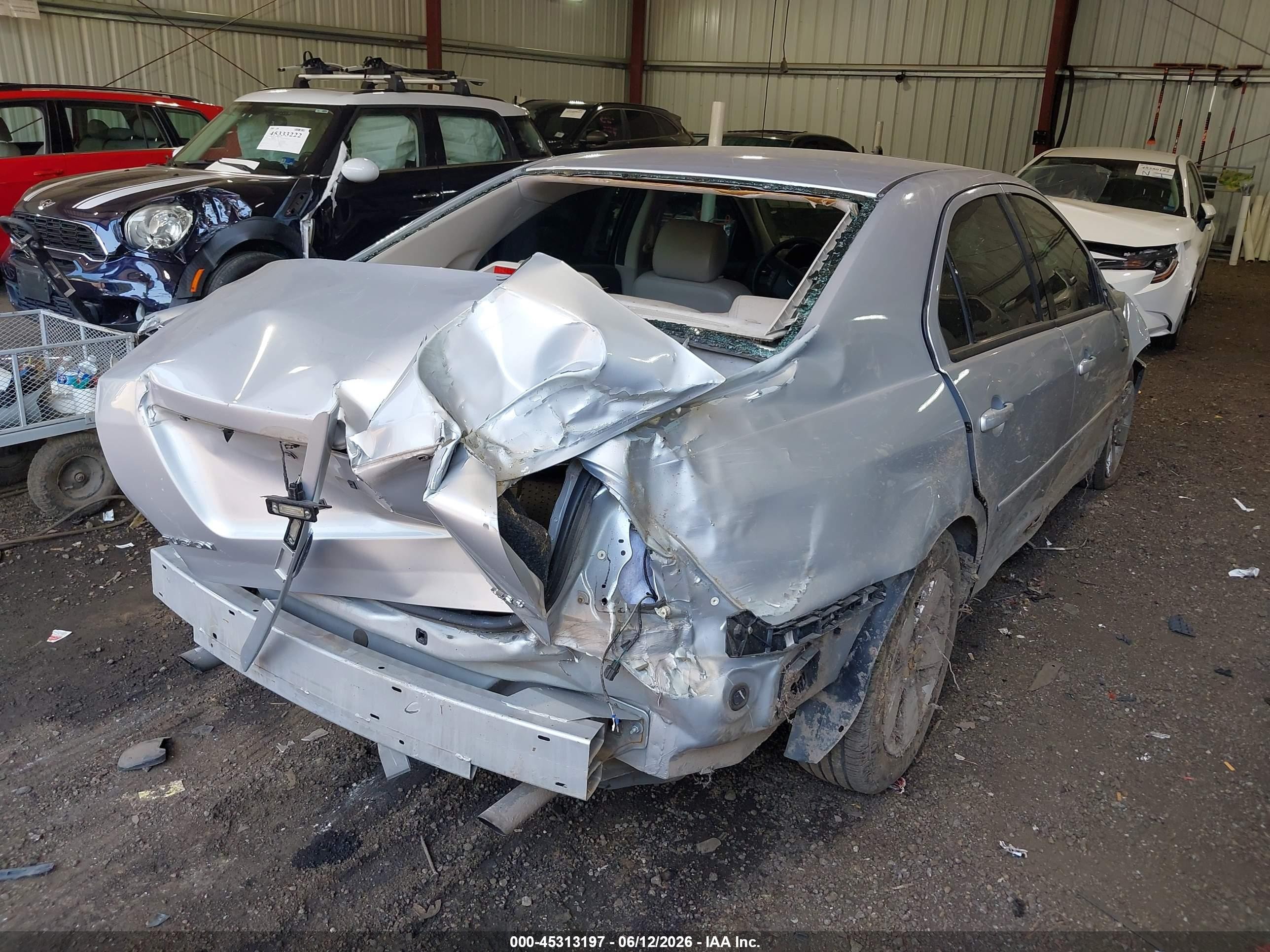 2006 Ford Fusion Se Gray vin: 3FAHP07136R246570