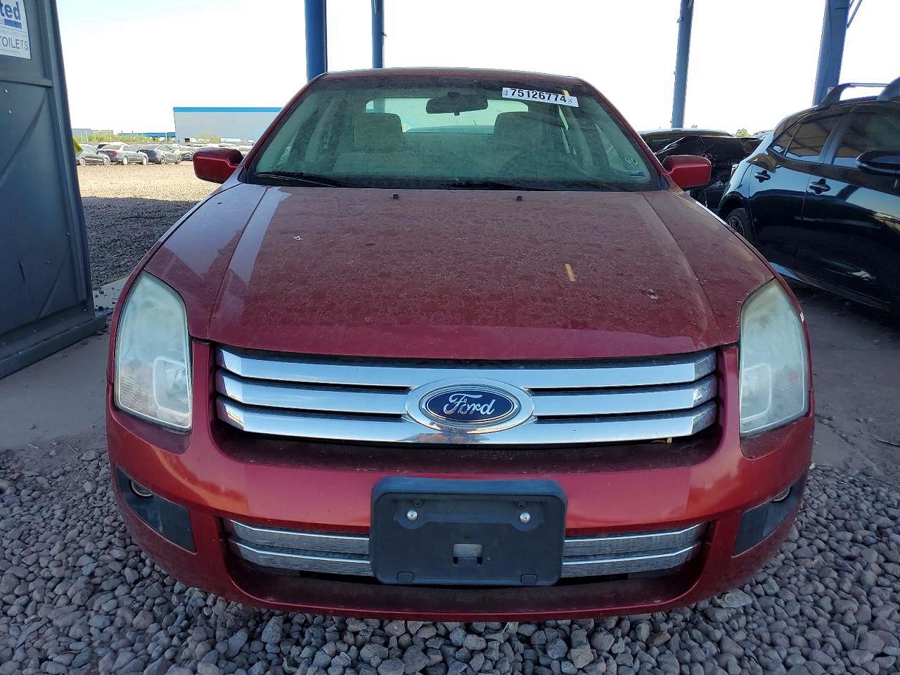 2007 Ford Fusion Se Red vin: 3FAHP07137R166431