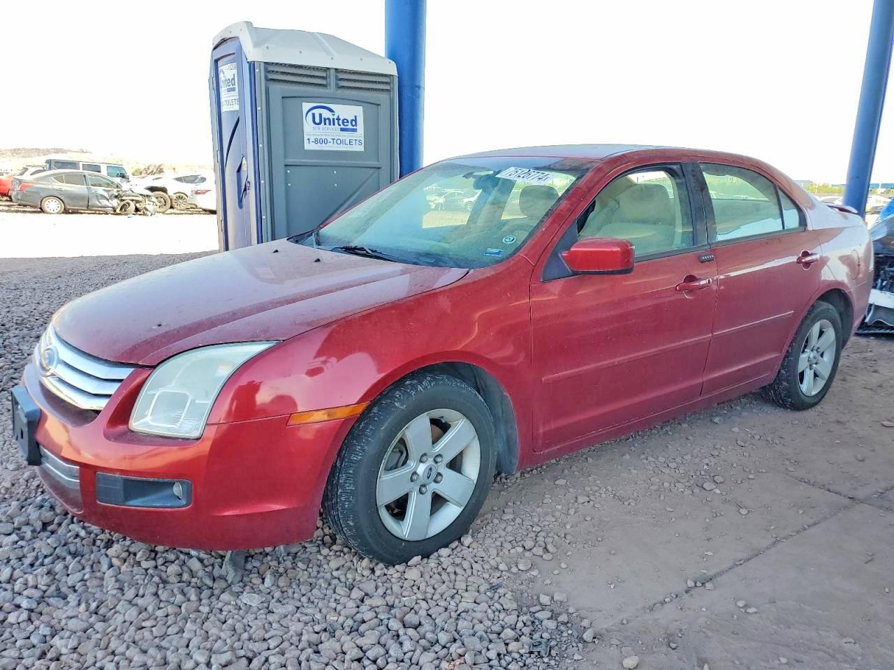 2007 Ford Fusion Se Red vin: 3FAHP07137R166431