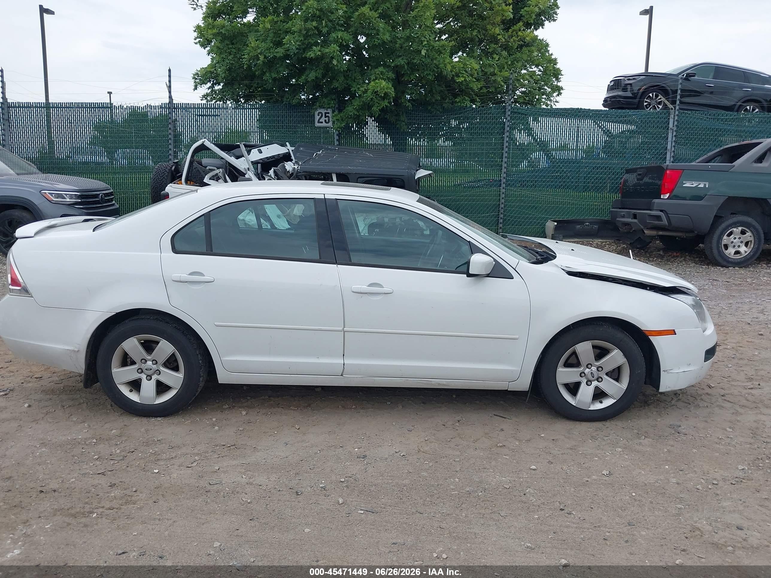 2007 Ford Fusion Se White vin: 3FAHP07137R226840