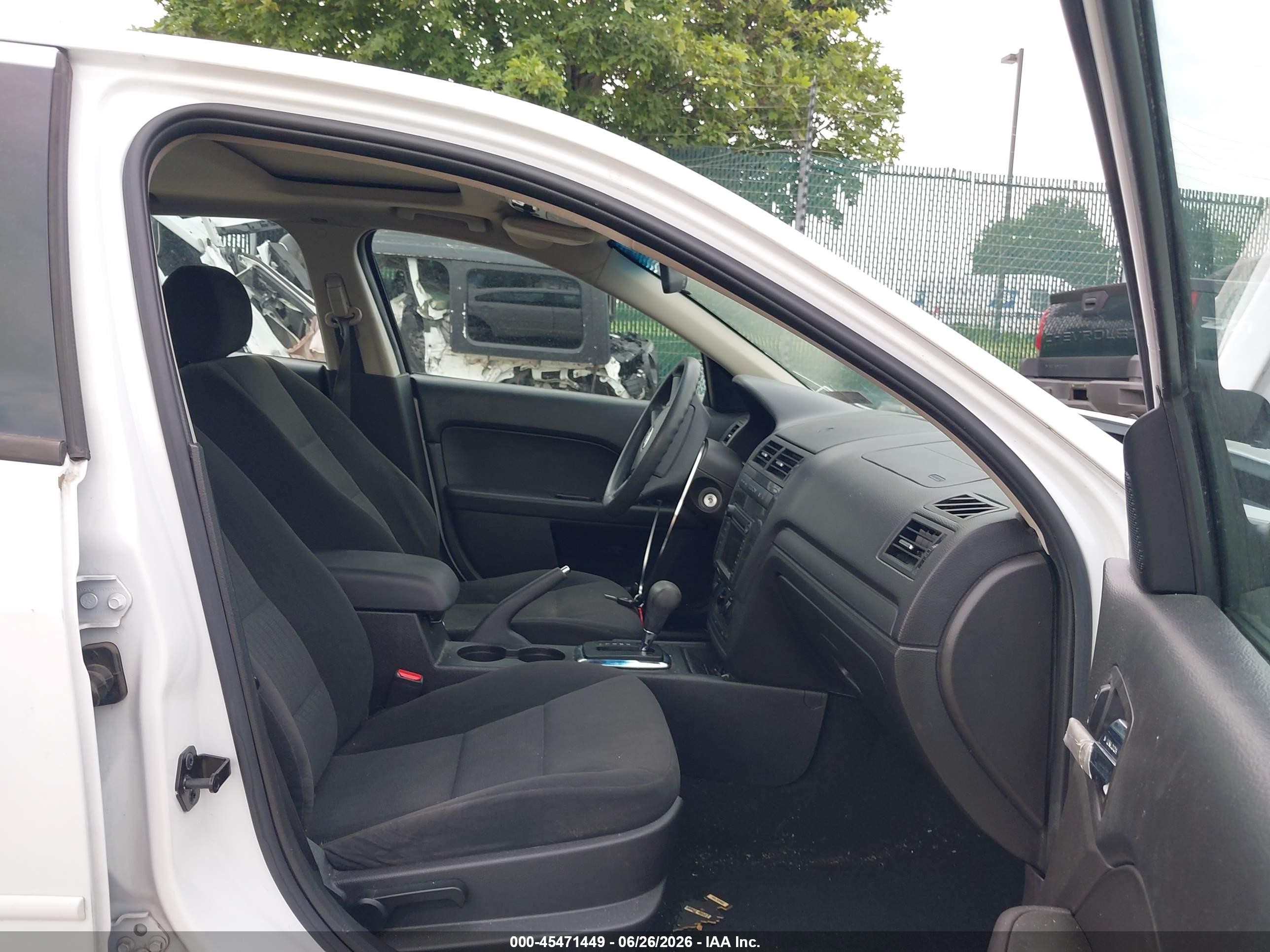 2007 Ford Fusion Se White vin: 3FAHP07137R226840