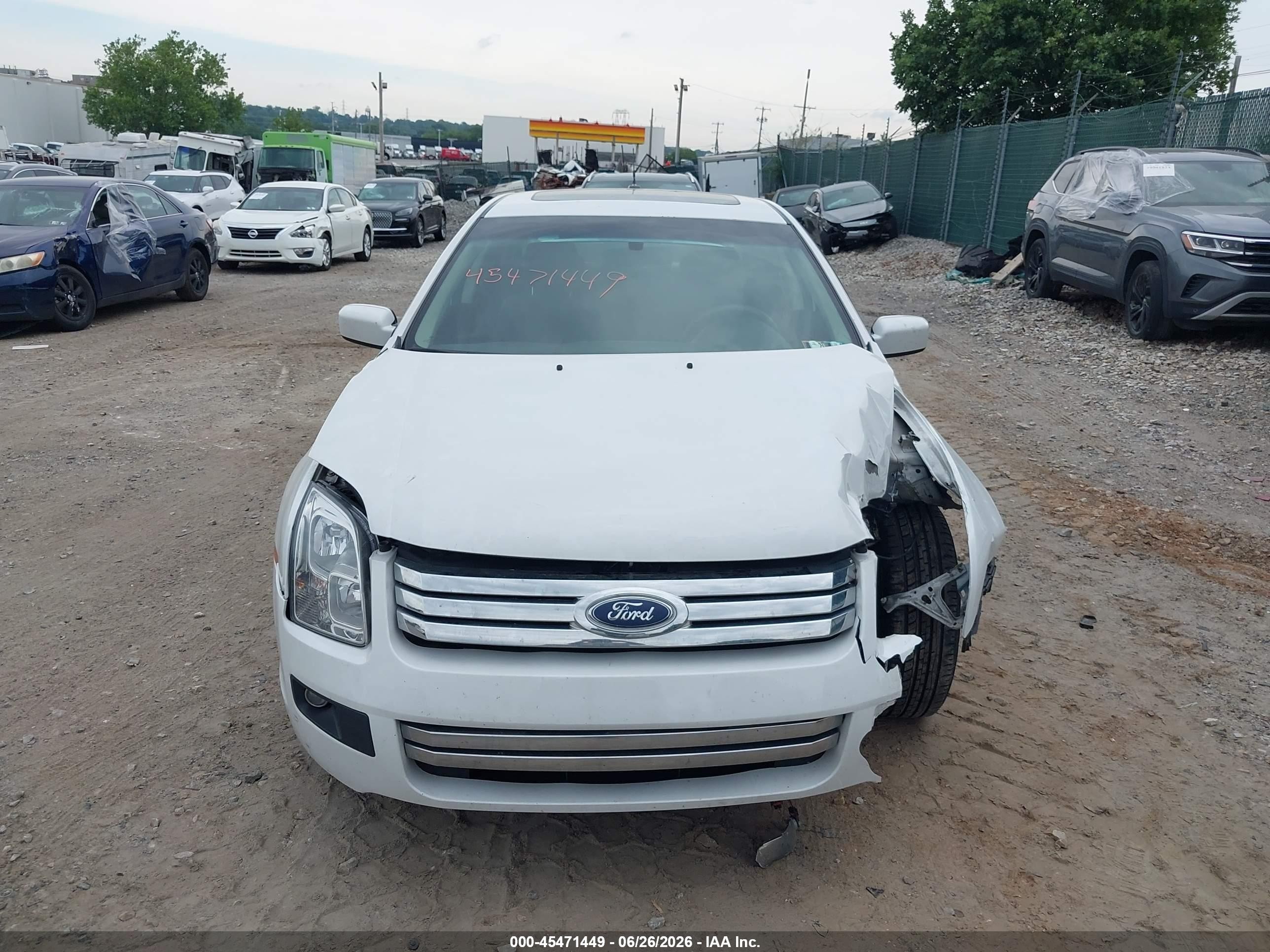 2007 Ford Fusion Se White vin: 3FAHP07137R226840