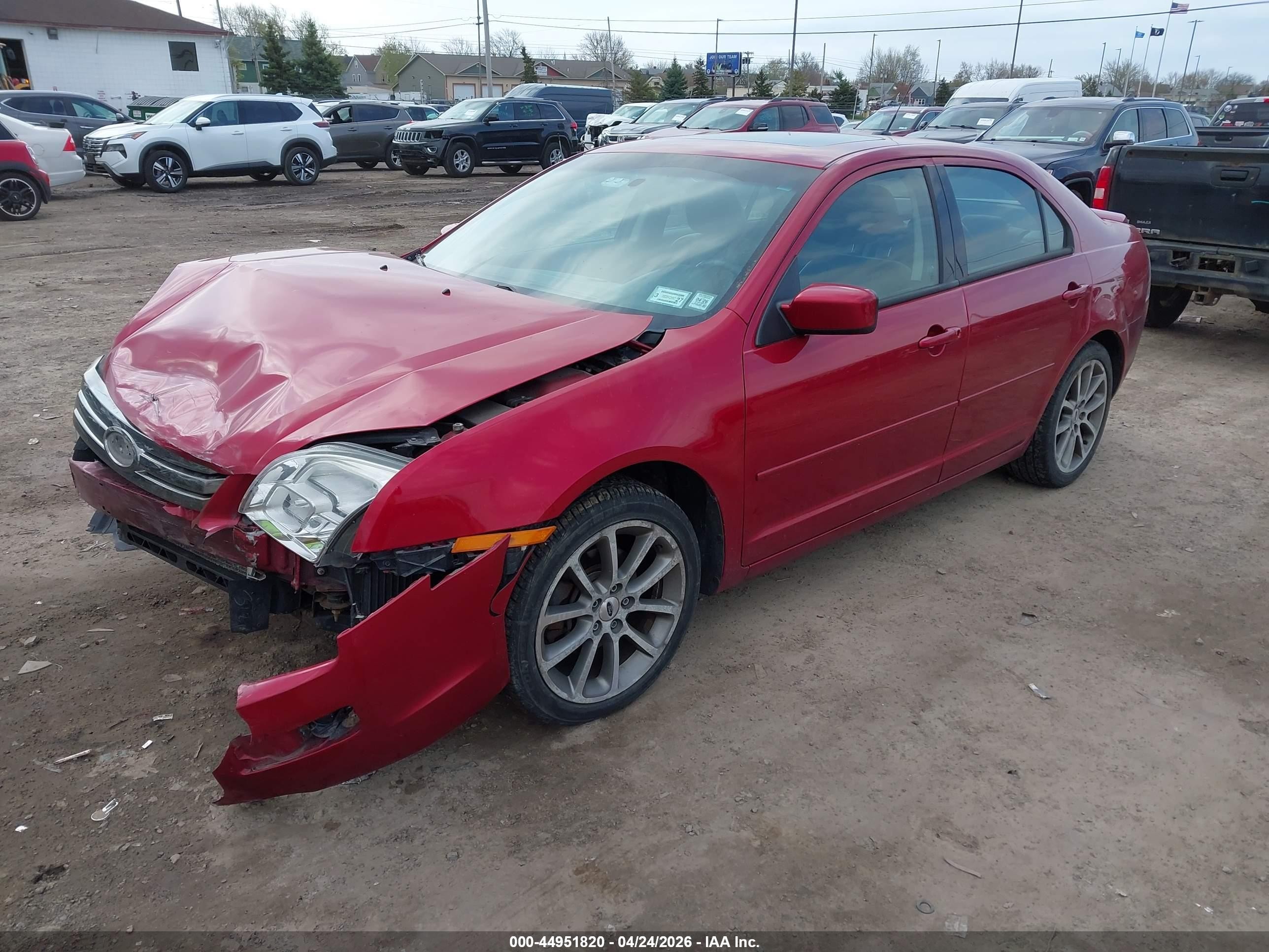 2009 Ford Fusion Se Red vin: 3FAHP07139R163192