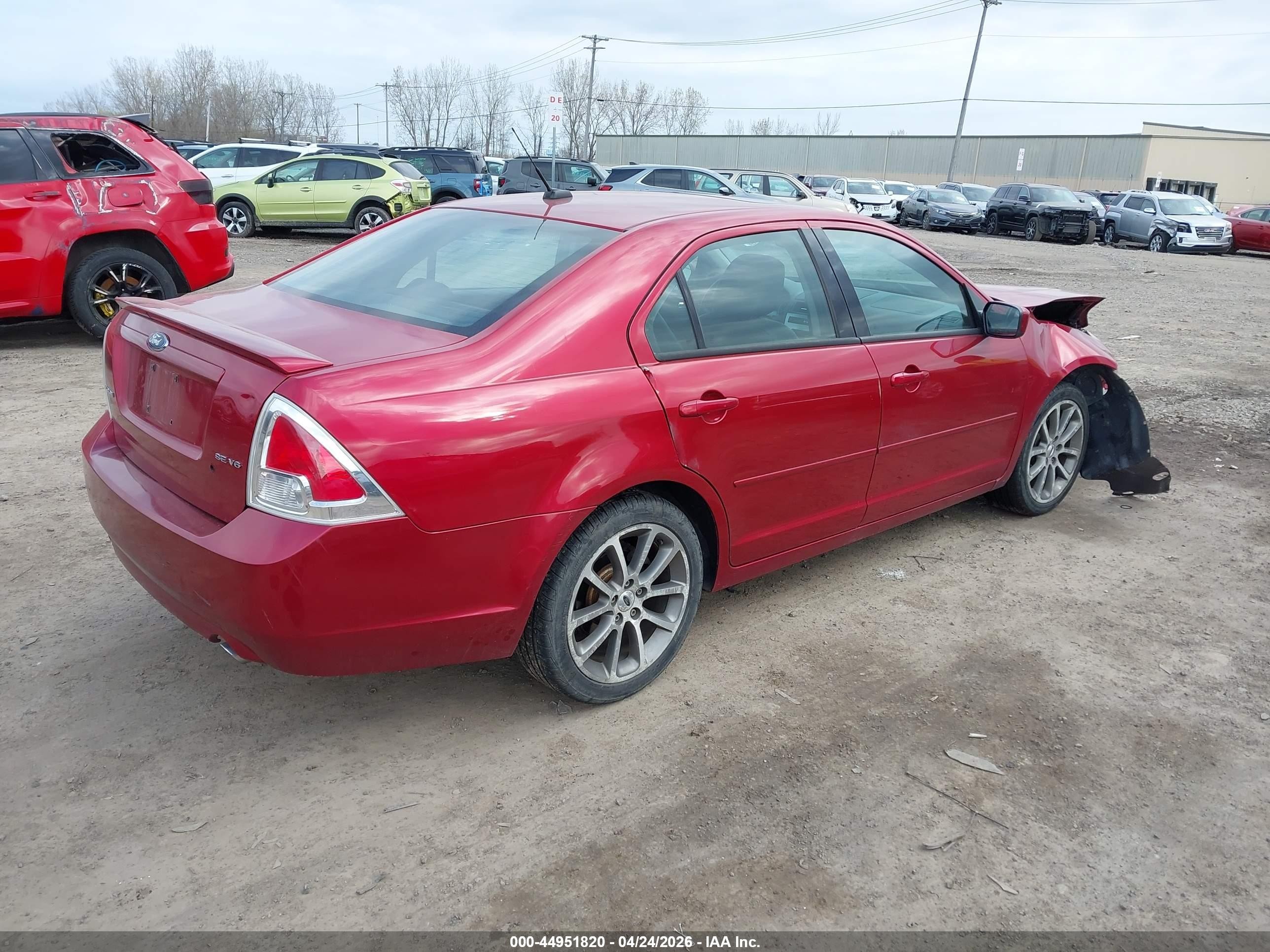 2009 Ford Fusion Se Red vin: 3FAHP07139R163192