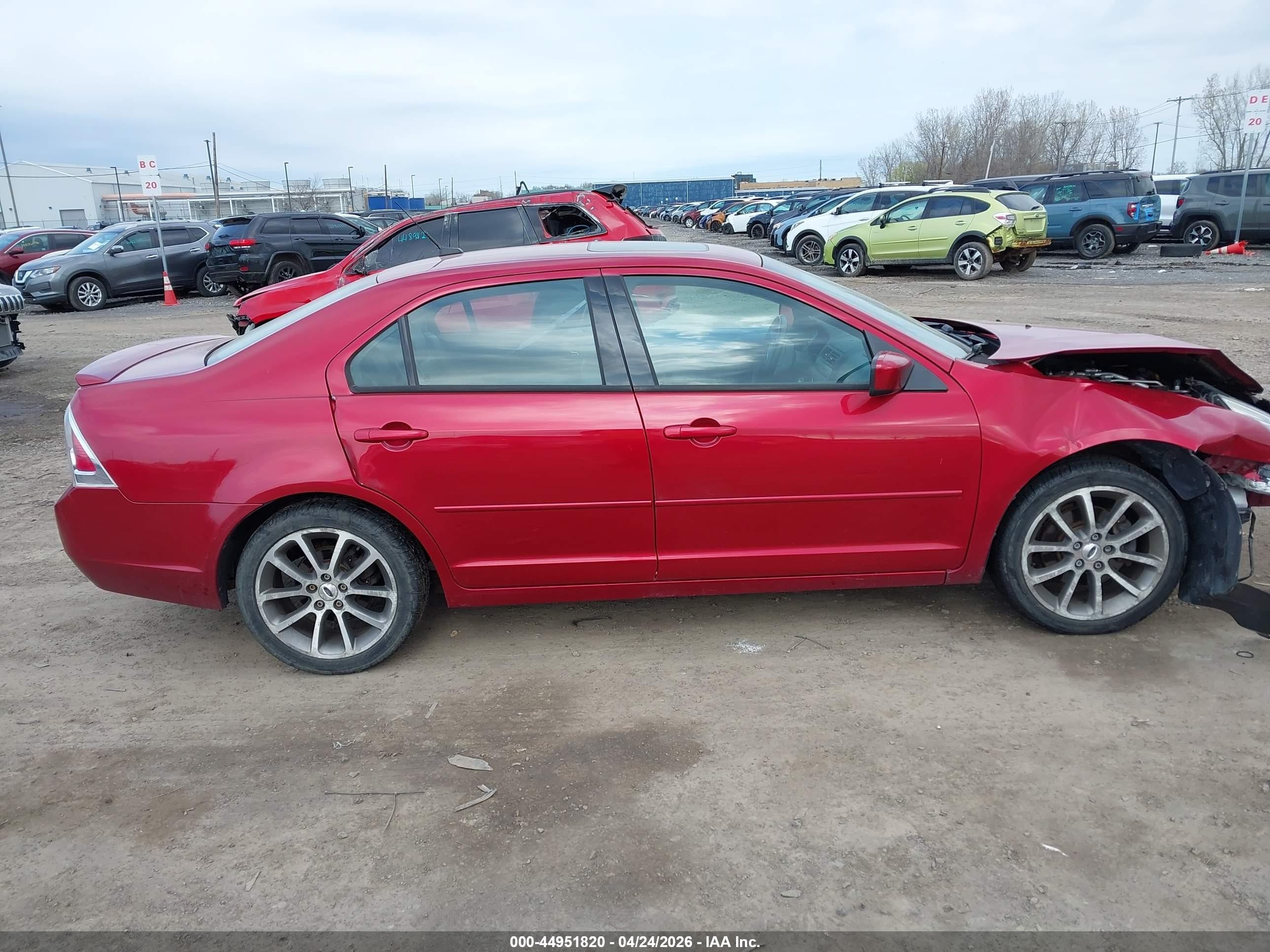 2009 Ford Fusion Se Red vin: 3FAHP07139R163192