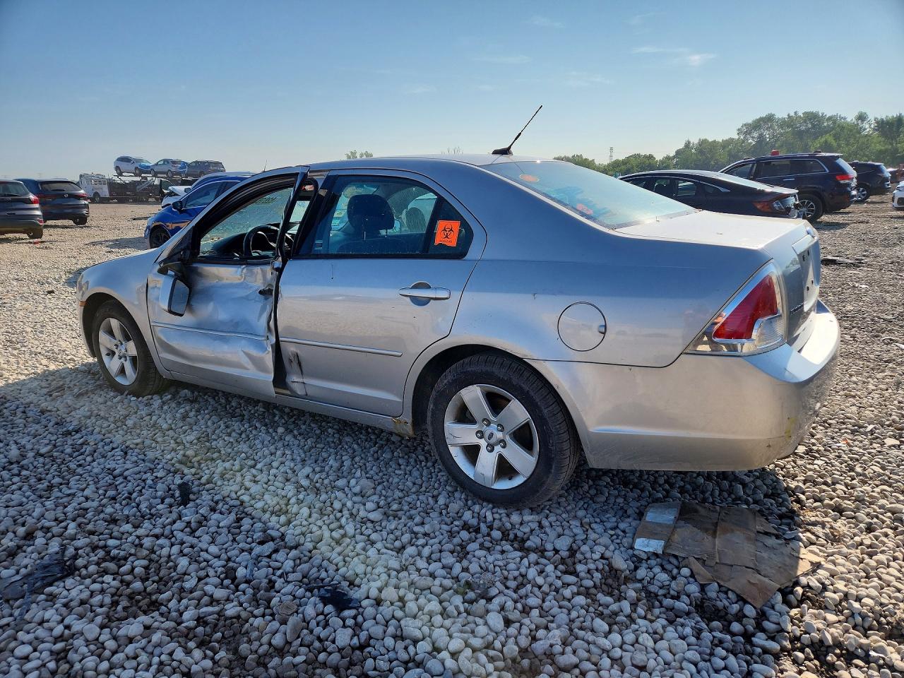 2007 Ford Fusion Se Silver vin: 3FAHP07147R181634