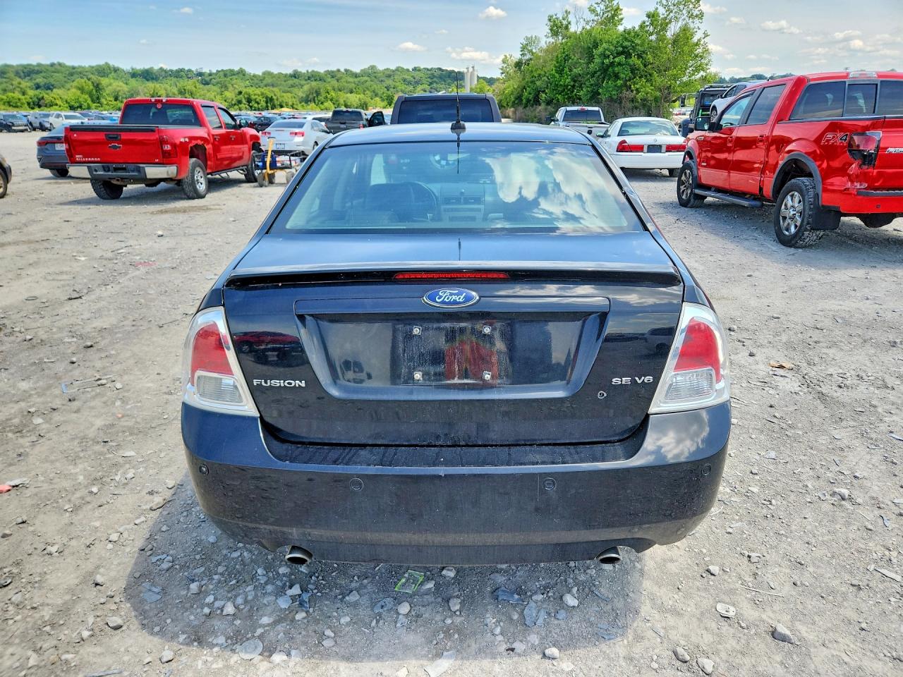2008 Ford Fusion Se Black vin: 3FAHP07148R114338