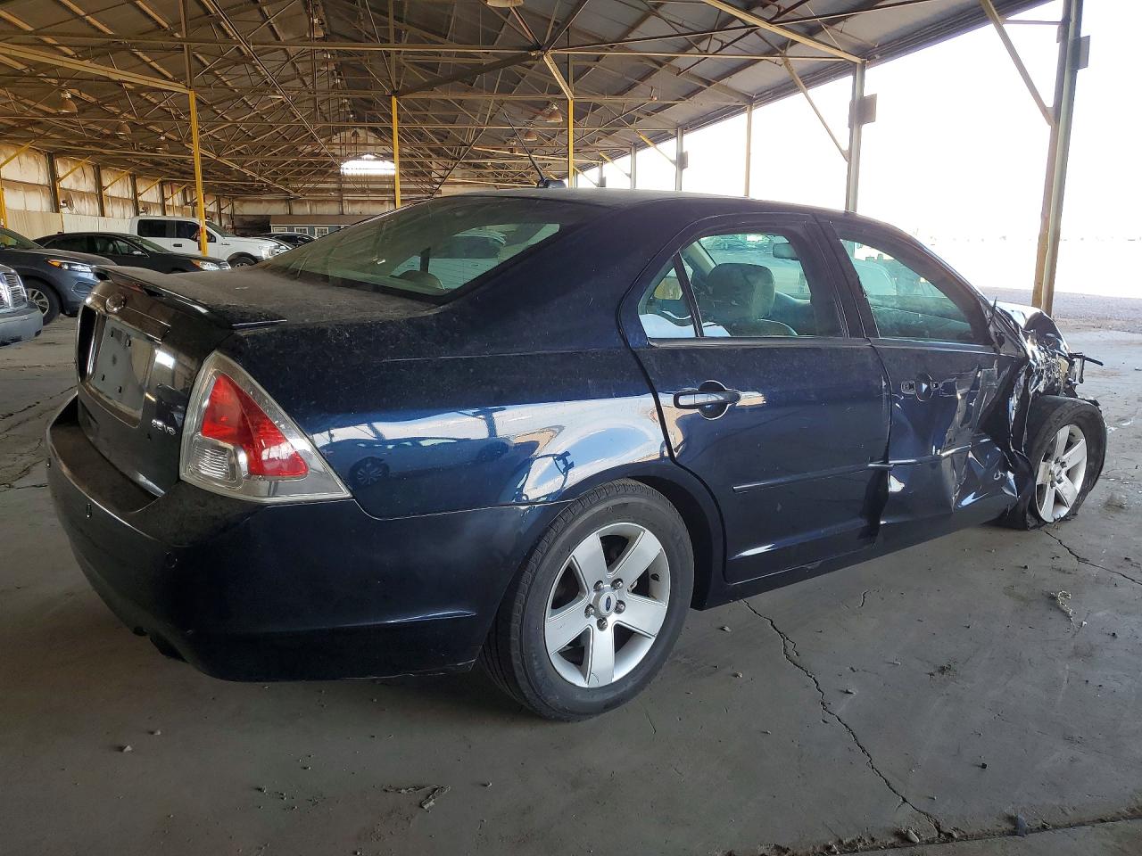 2008 Ford Fusion Se Blue vin: 3FAHP07148R211989