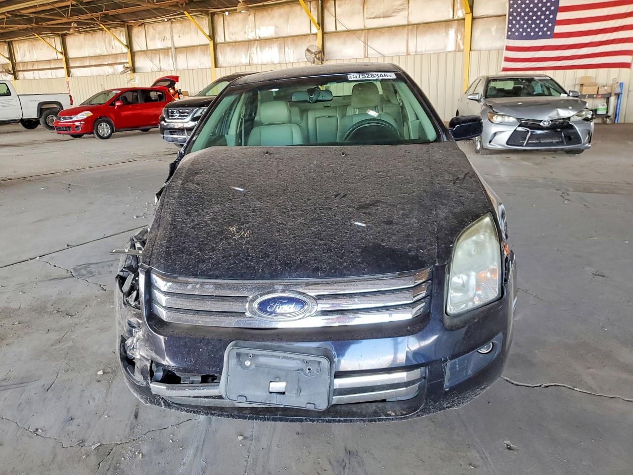 2008 Ford Fusion Se Blue vin: 3FAHP07148R211989