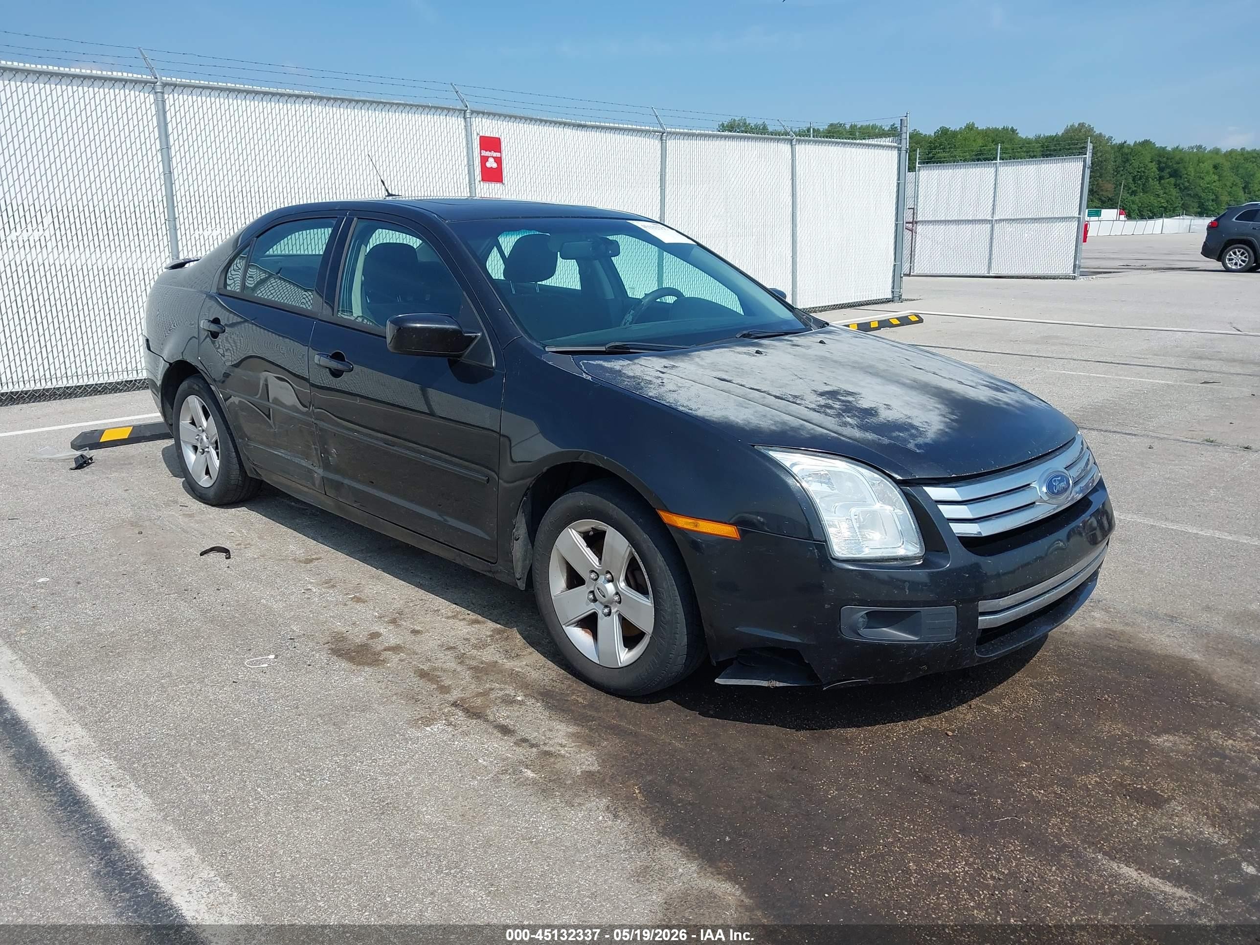 2009 Ford Fusion Se Black vin: 3FAHP07149R153903