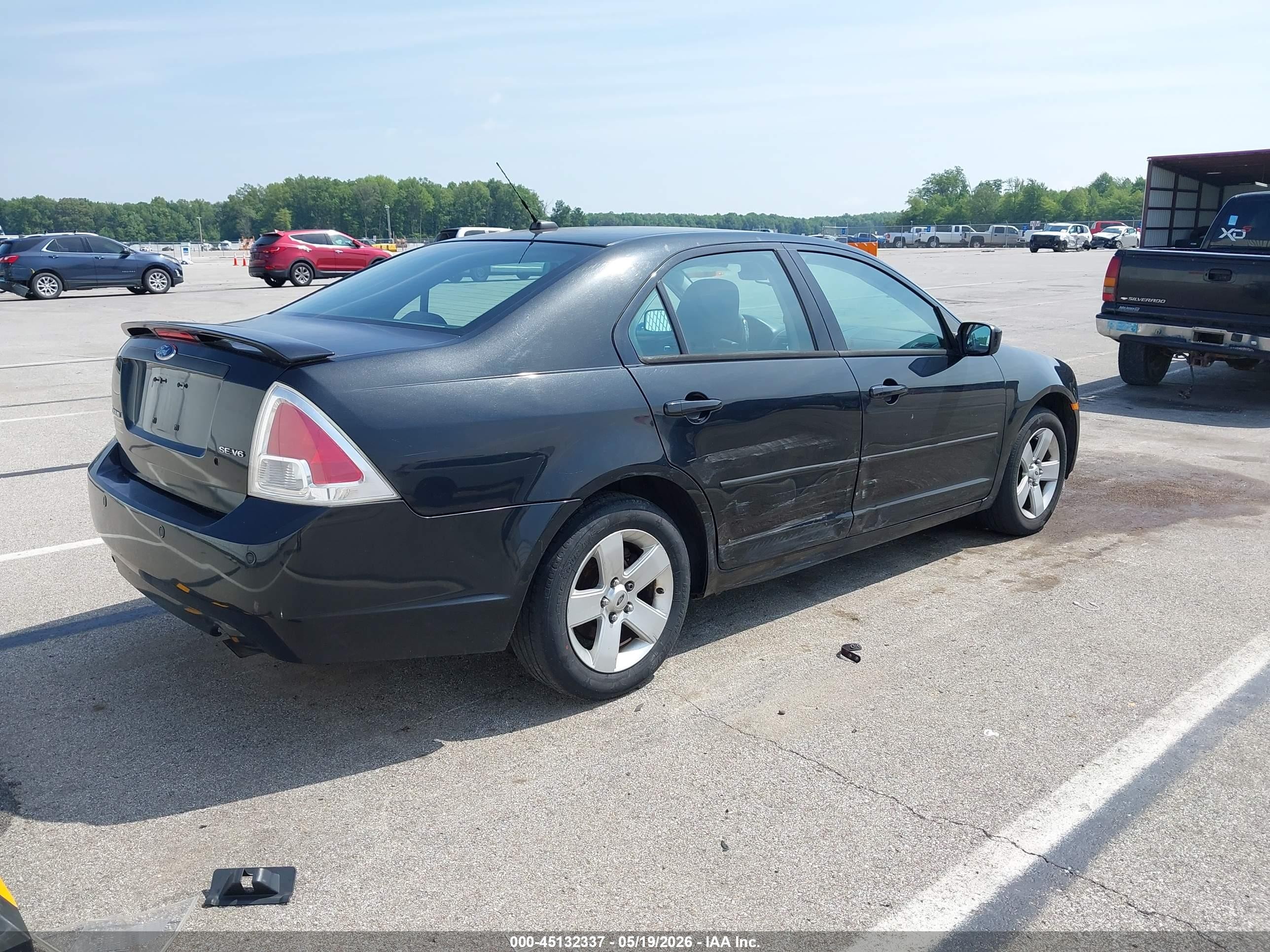 2009 Ford Fusion Se Black vin: 3FAHP07149R153903