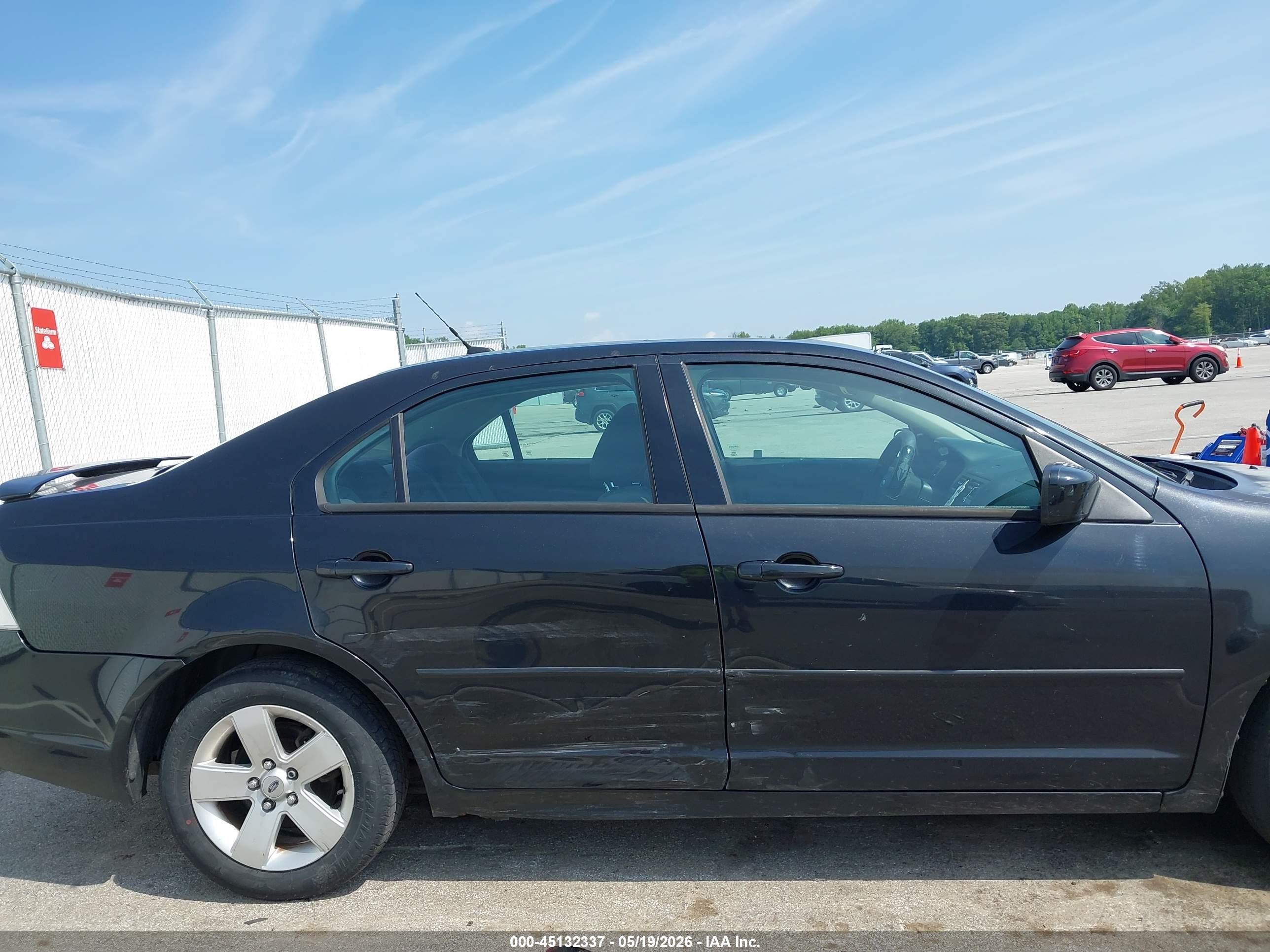 2009 Ford Fusion Se Black vin: 3FAHP07149R153903