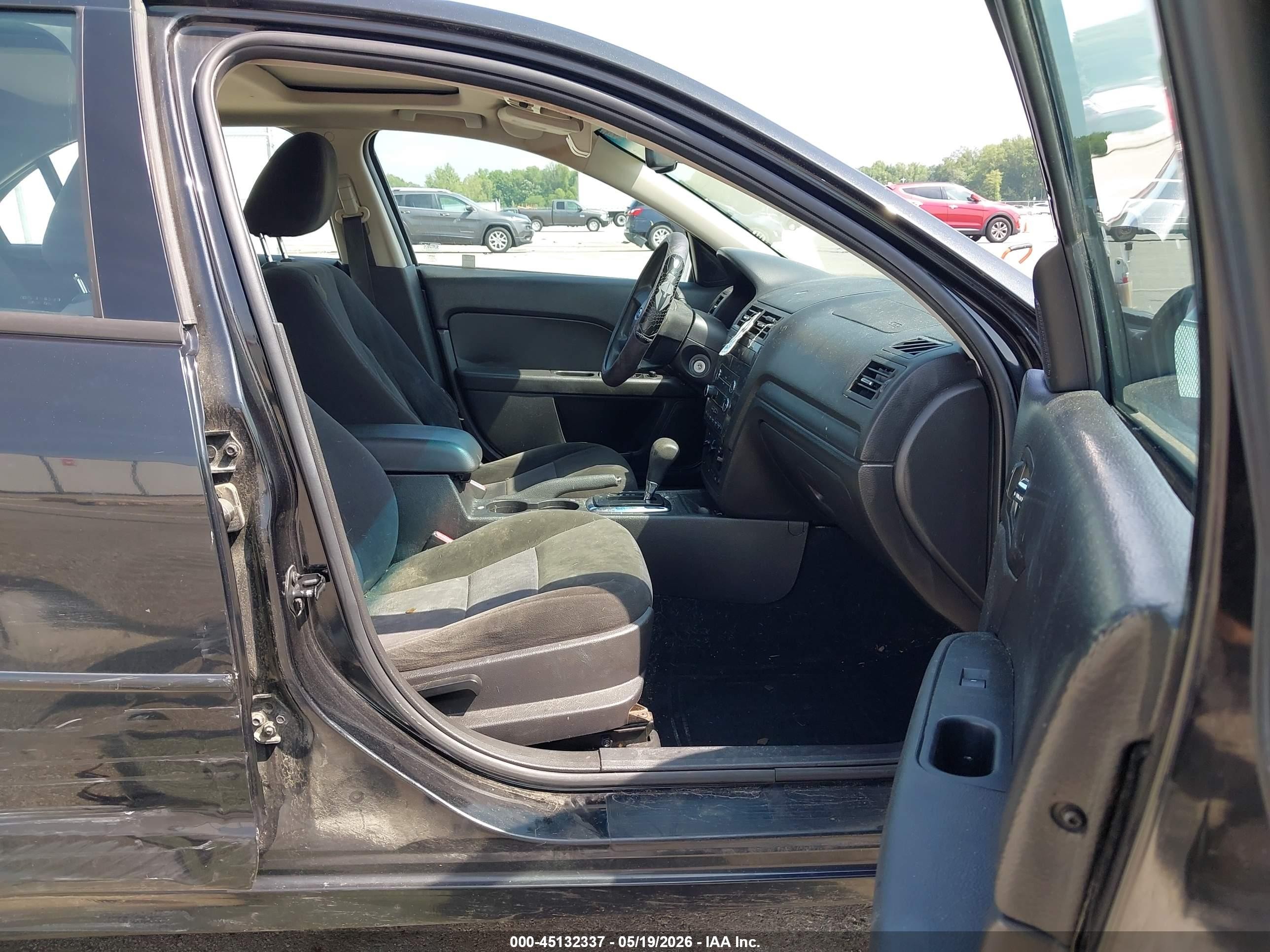 2009 Ford Fusion Se Black vin: 3FAHP07149R153903