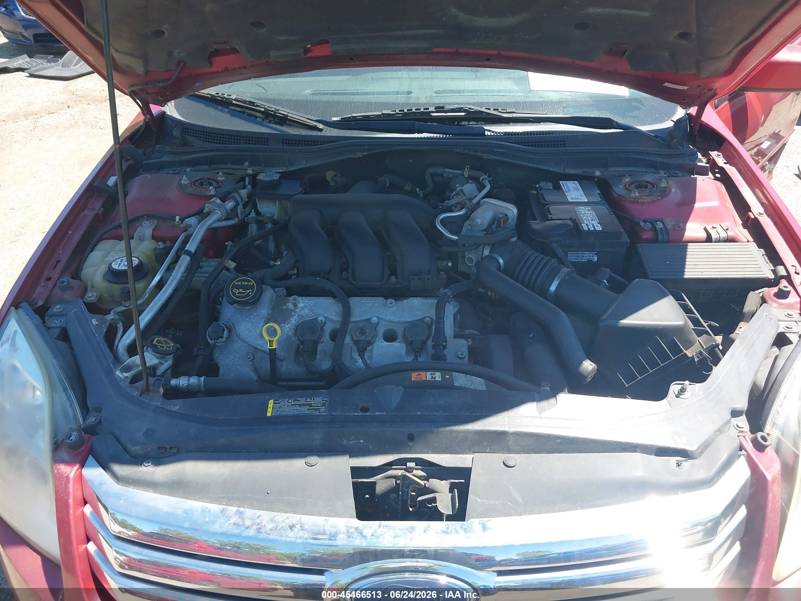 2006 Ford Fusion Se Red vin: 3FAHP07156R192284