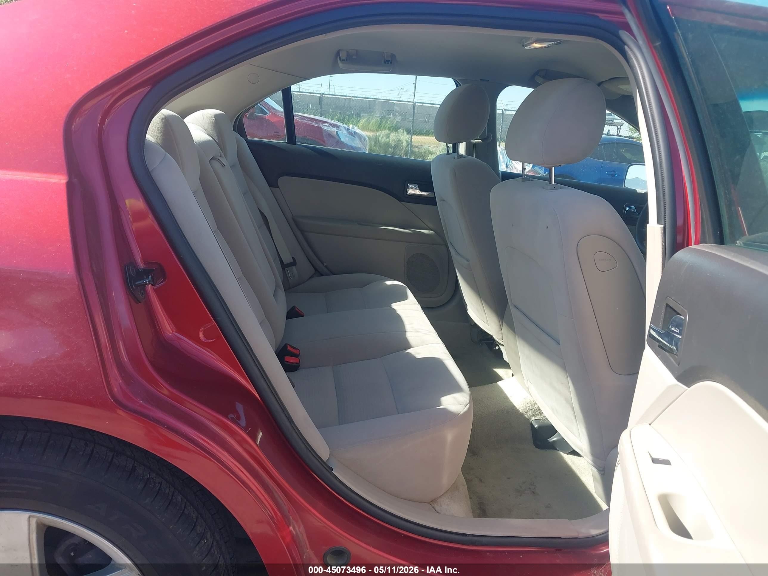 2006 Ford Fusion Se Red vin: 3FAHP07156R208015