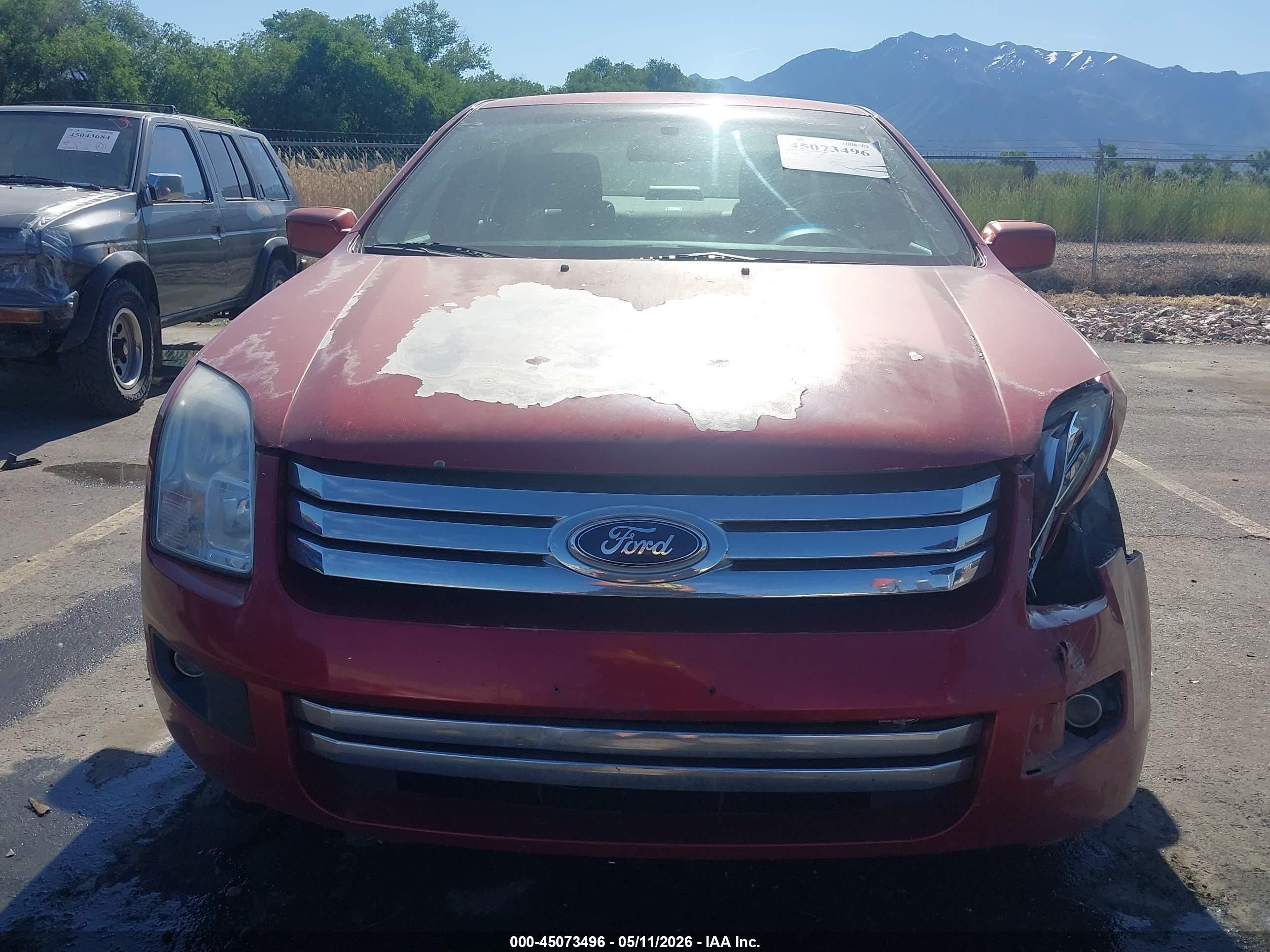 2006 Ford Fusion Se Red vin: 3FAHP07156R208015