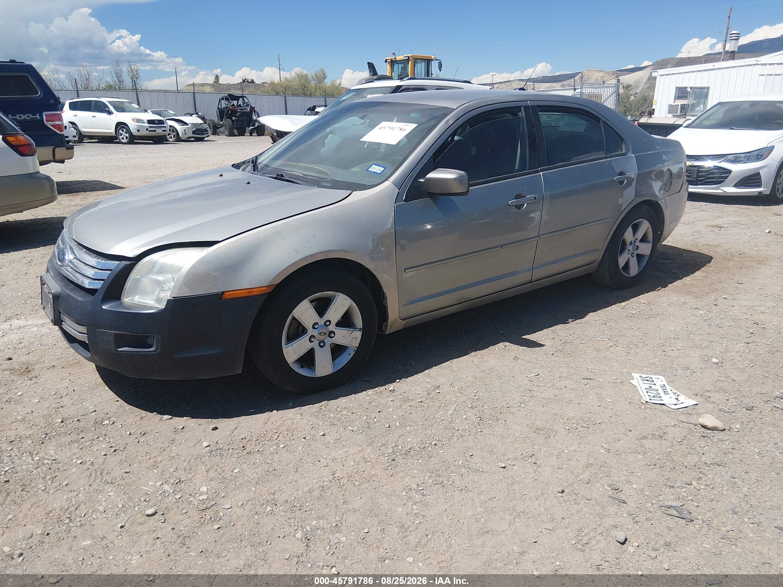 2008 Ford Fusion Se Gray vin: 3FAHP07158R208258