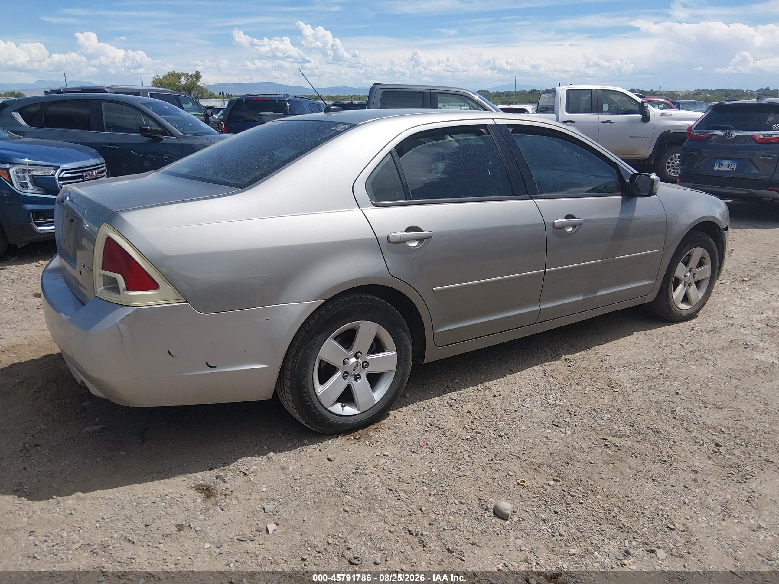 2008 Ford Fusion Se Gray vin: 3FAHP07158R208258