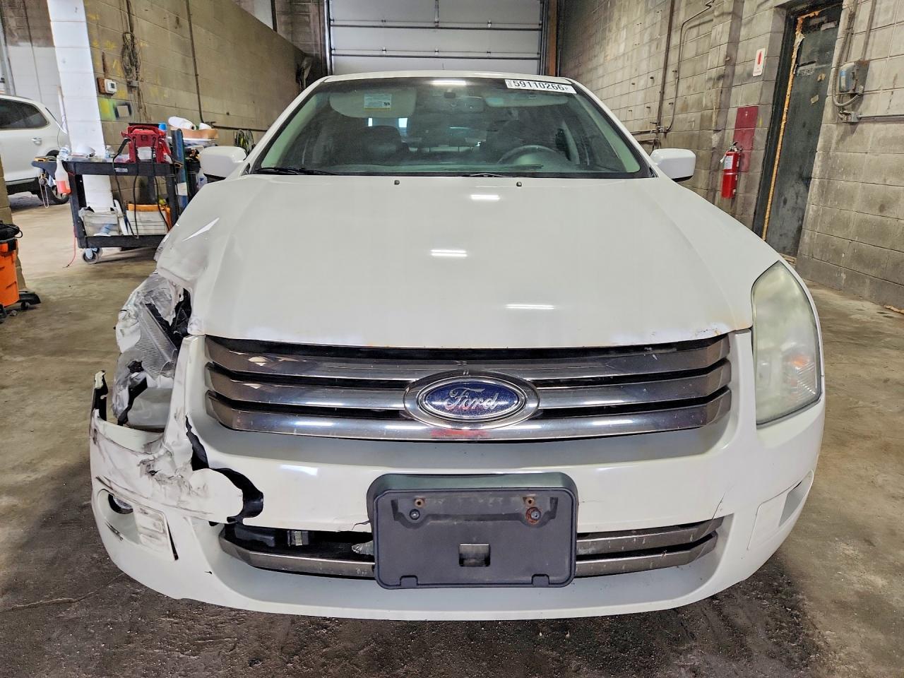 2009 Ford Fusion Se White vin: 3FAHP07159R145471