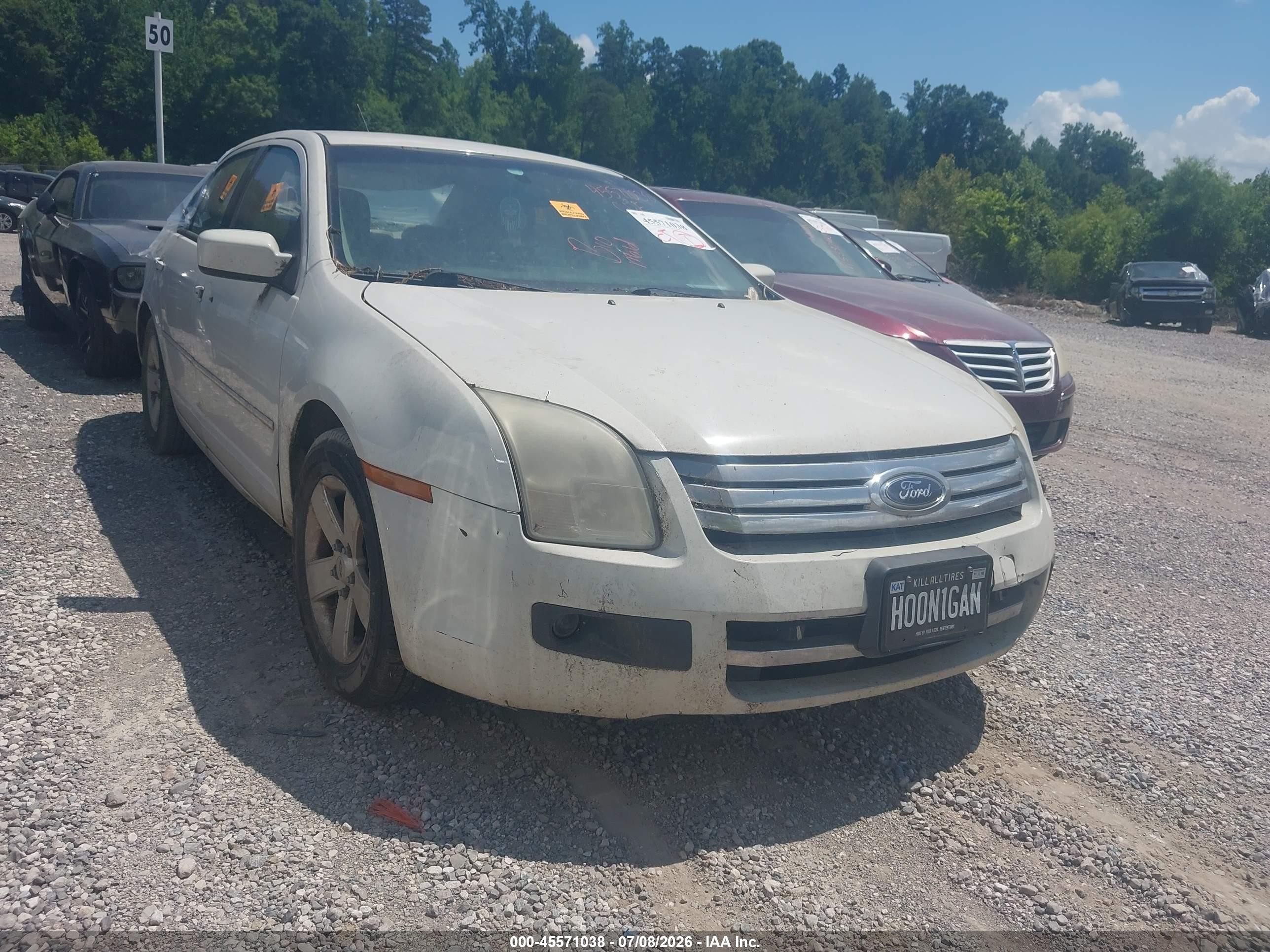 2009 Ford Fusion Se White vin: 3FAHP07159R178888