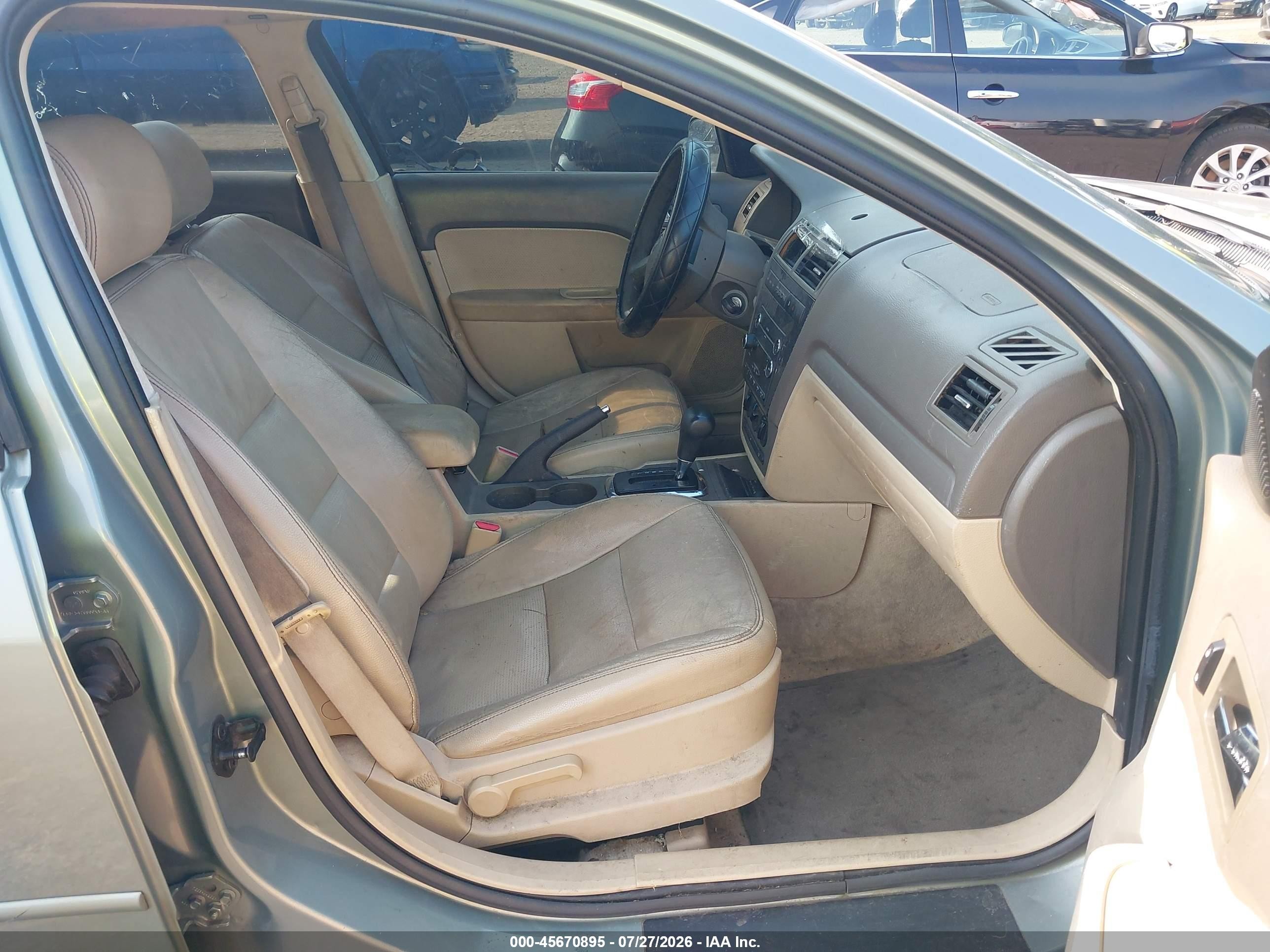 2008 Ford Fusion Se Gray vin: 3FAHP07168R225456