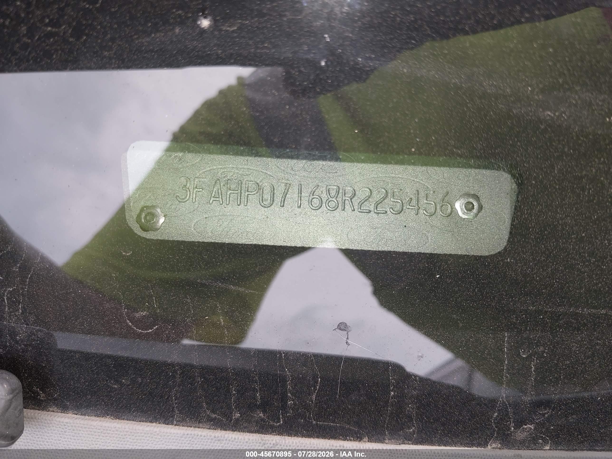 2008 Ford Fusion Se Gray vin: 3FAHP07168R225456