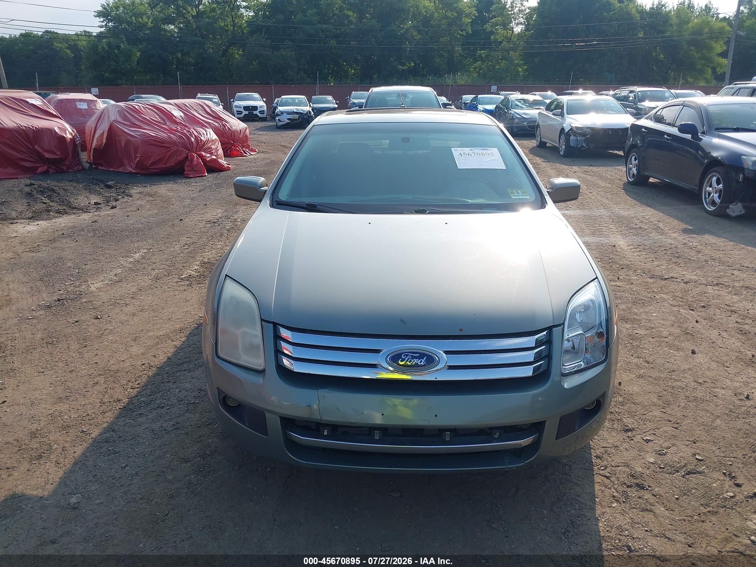 2008 Ford Fusion Se Gray vin: 3FAHP07168R225456