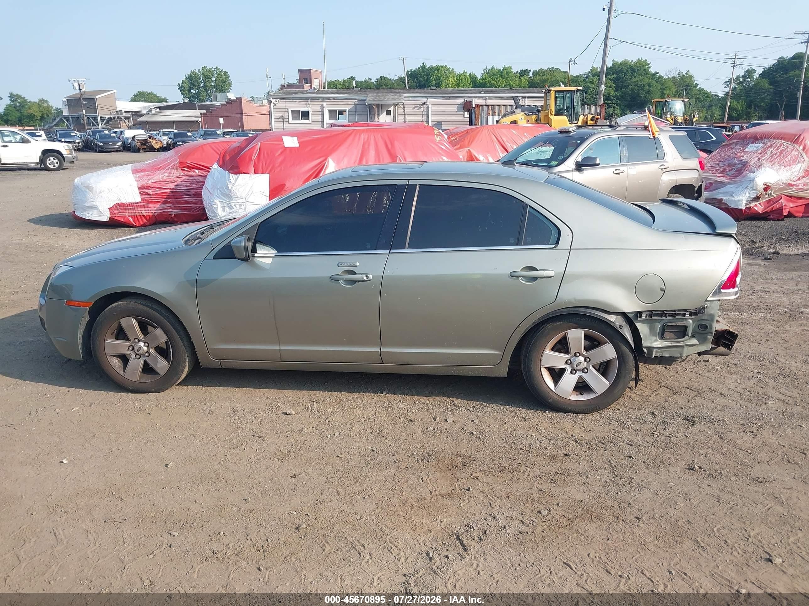 2008 Ford Fusion Se Gray vin: 3FAHP07168R225456