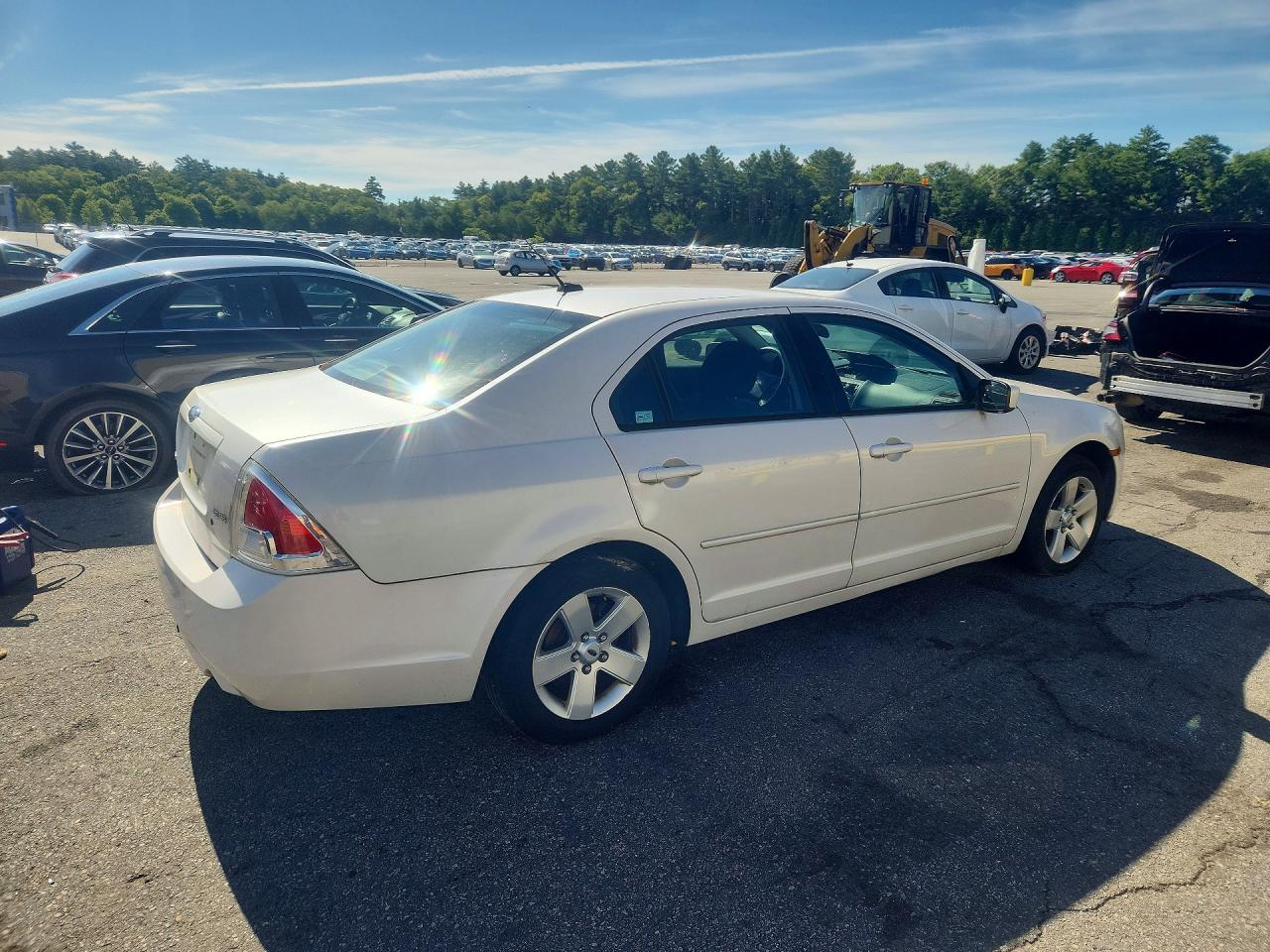 2009 Ford Fusion Se White vin: 3FAHP07169R102077