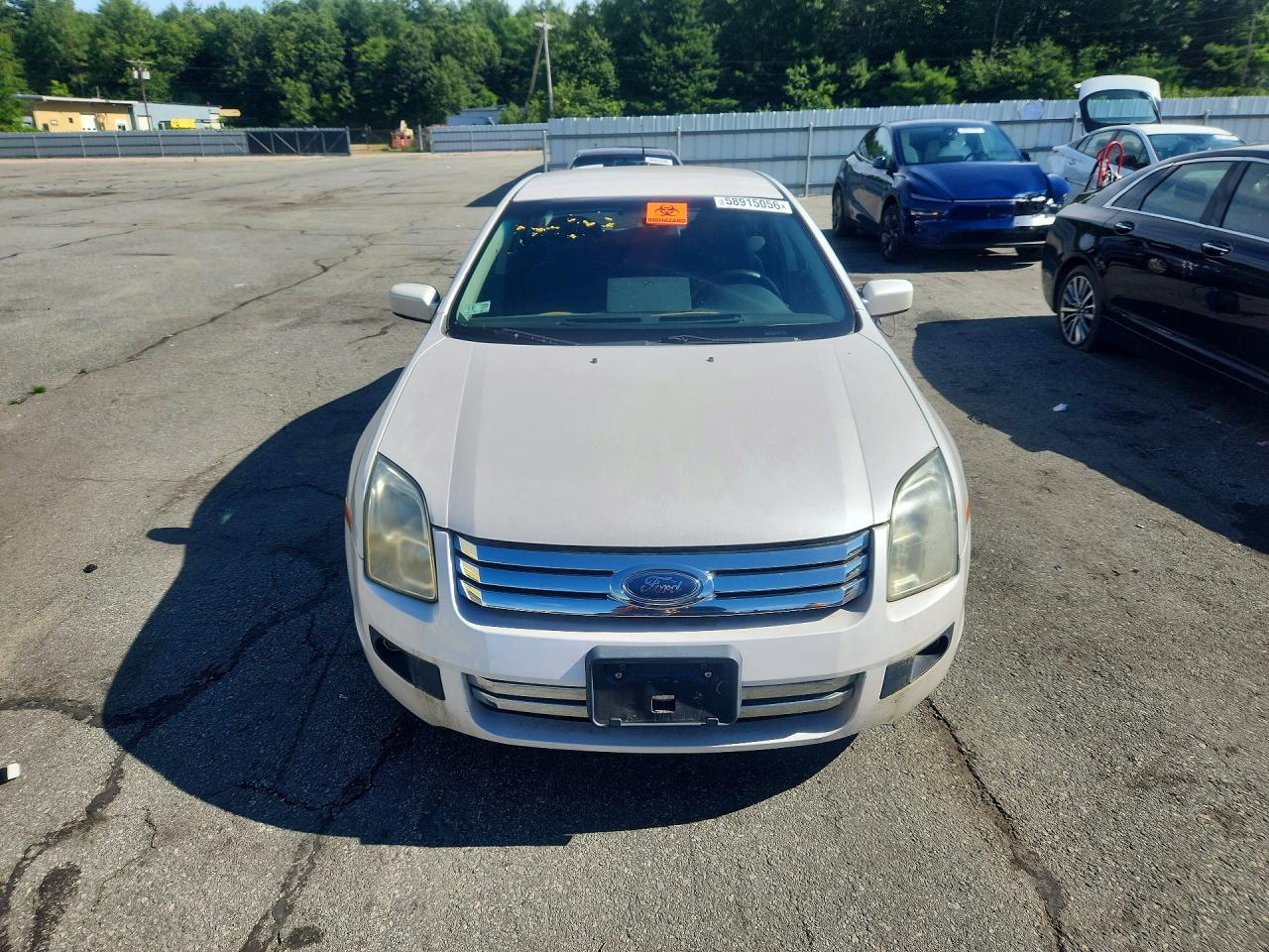 2009 Ford Fusion Se White vin: 3FAHP07169R102077