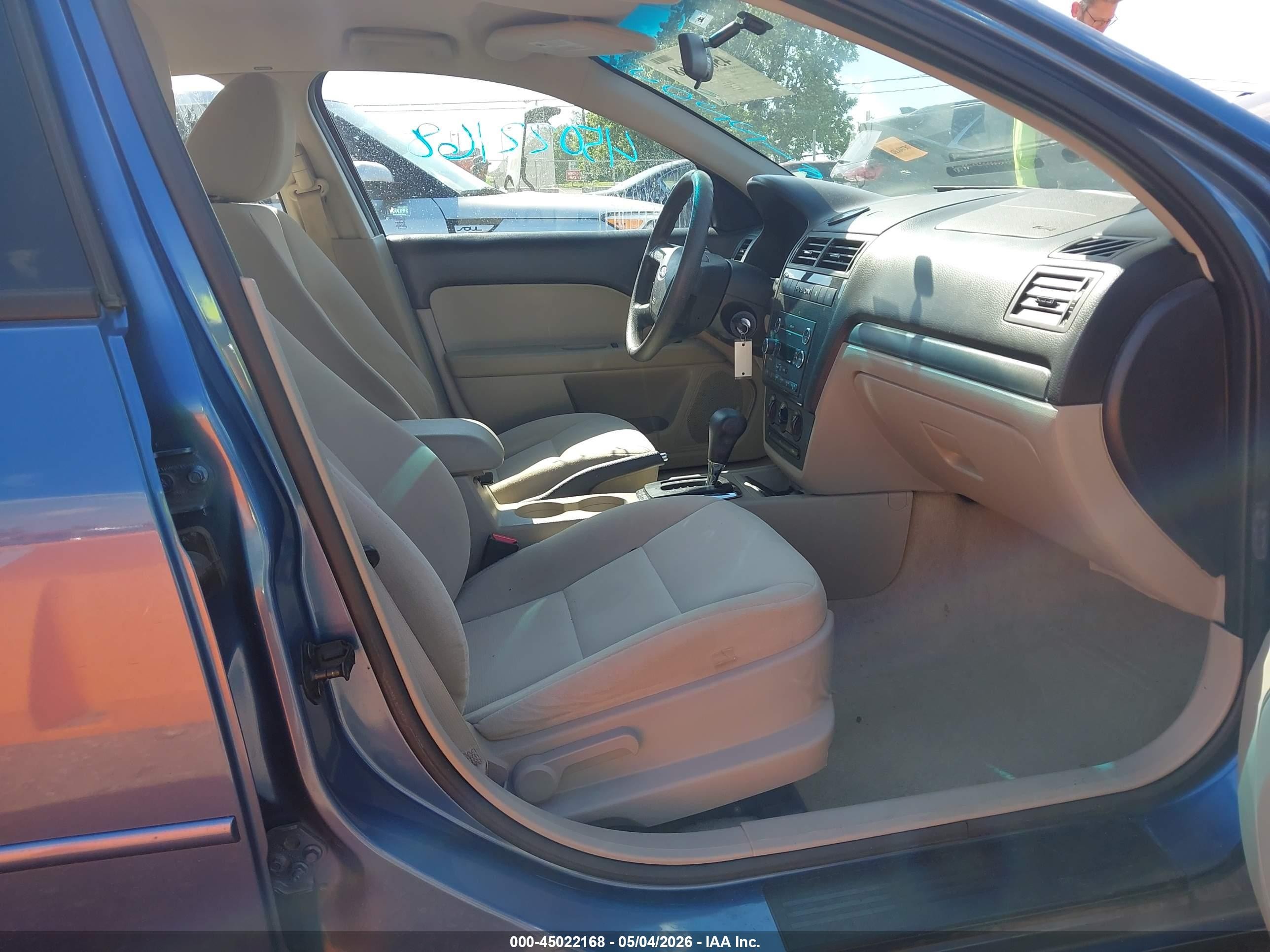 2009 Ford Fusion Se Синий vin: 3FAHP07169R103200