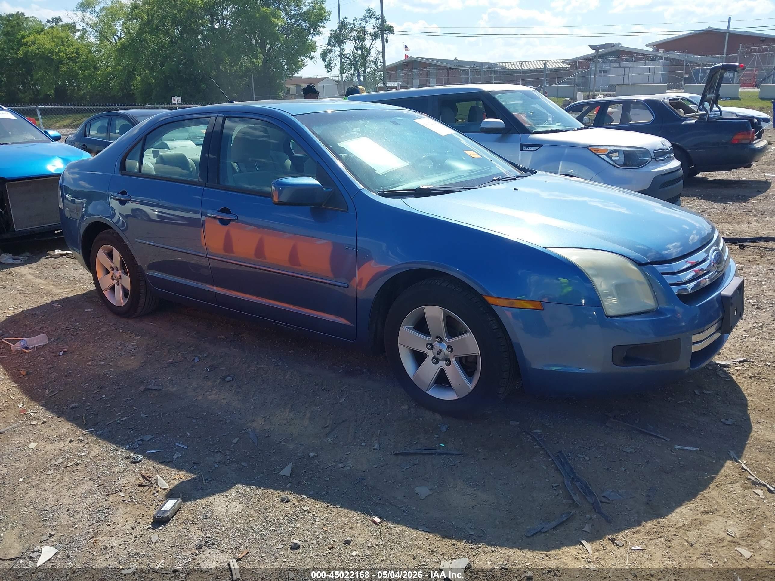 2009 Ford Fusion Se Синий vin: 3FAHP07169R103200
