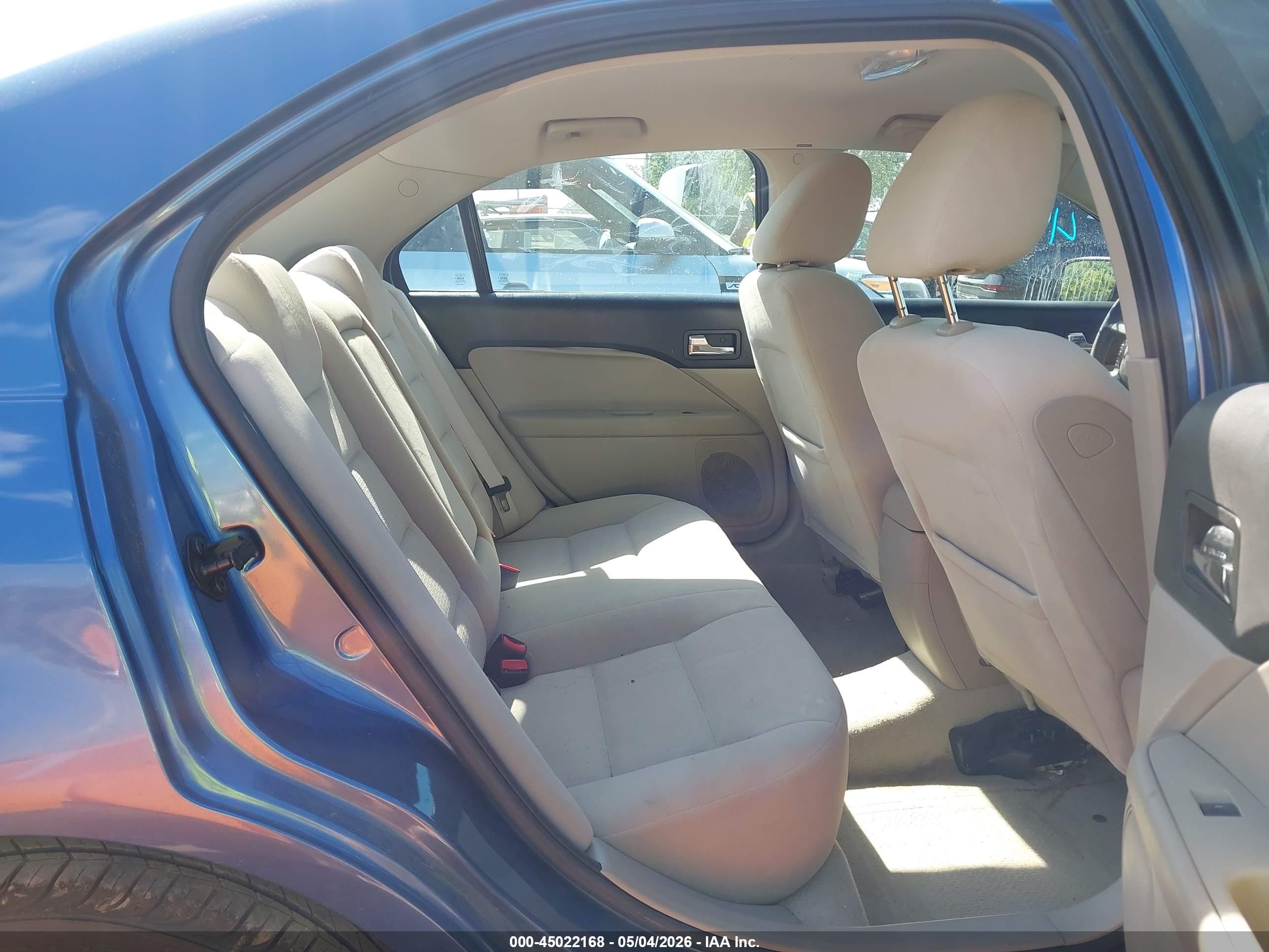 2009 Ford Fusion Se Синий vin: 3FAHP07169R103200