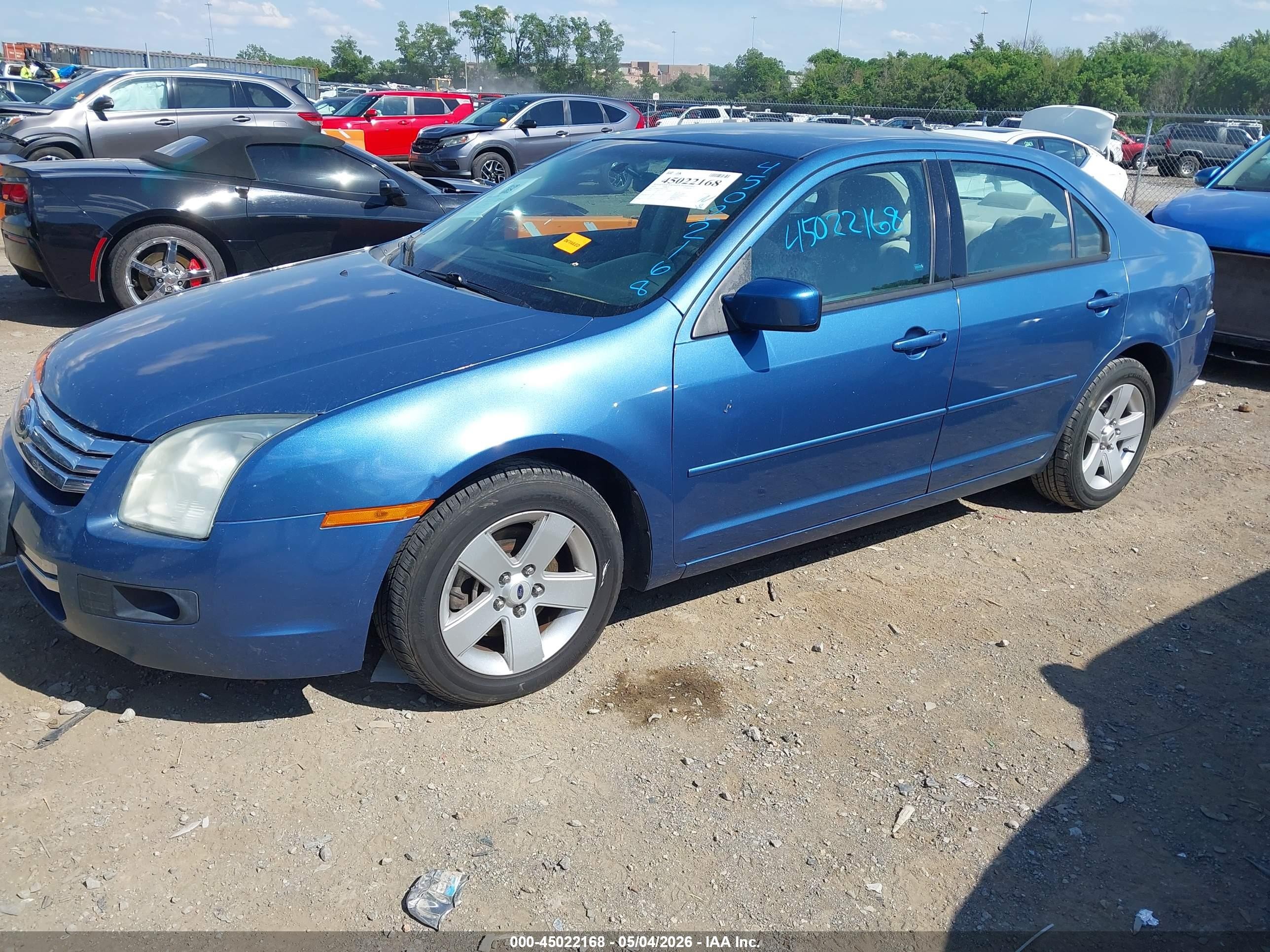 2009 Ford Fusion Se Синий vin: 3FAHP07169R103200
