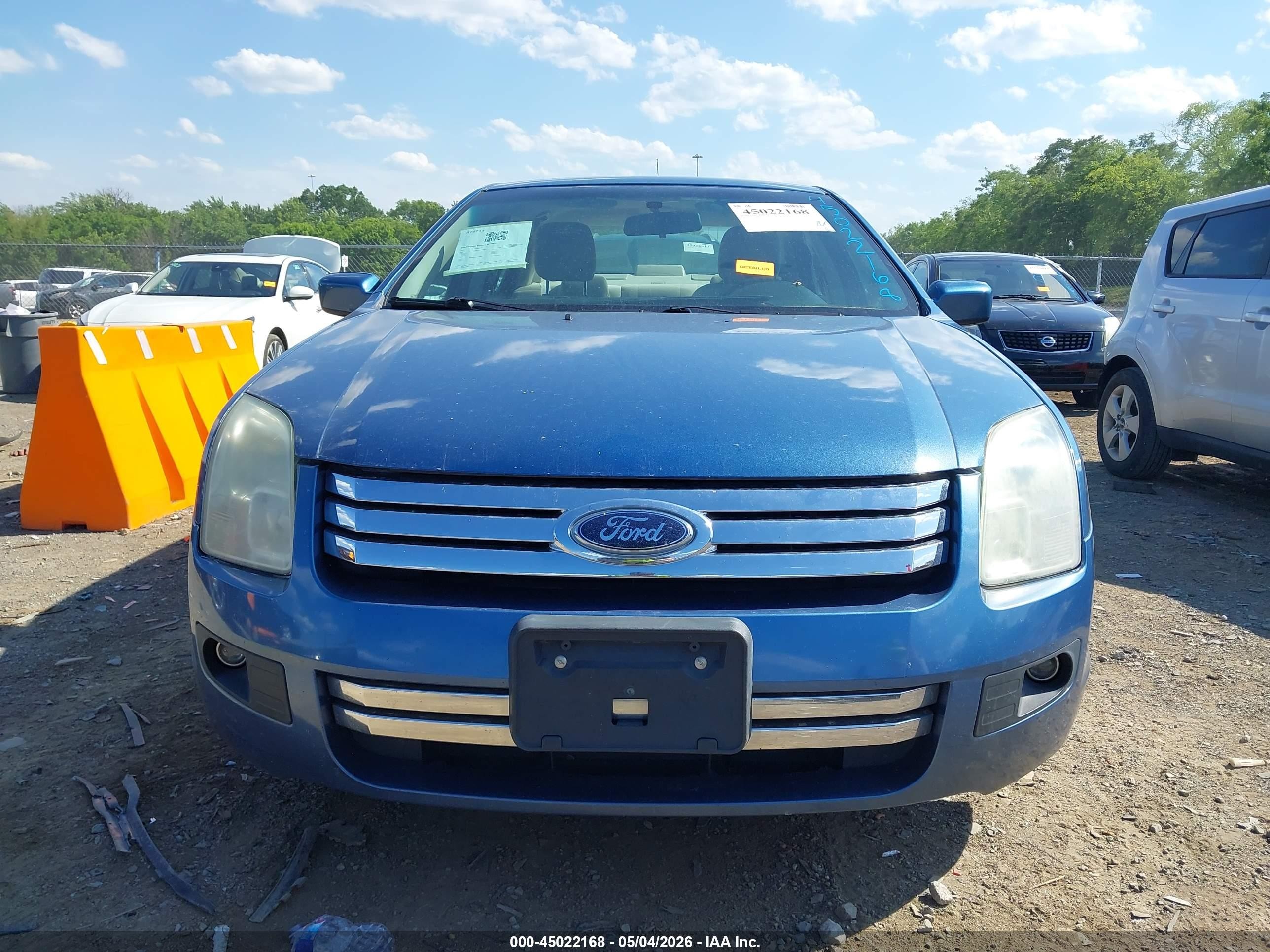 2009 Ford Fusion Se Синий vin: 3FAHP07169R103200