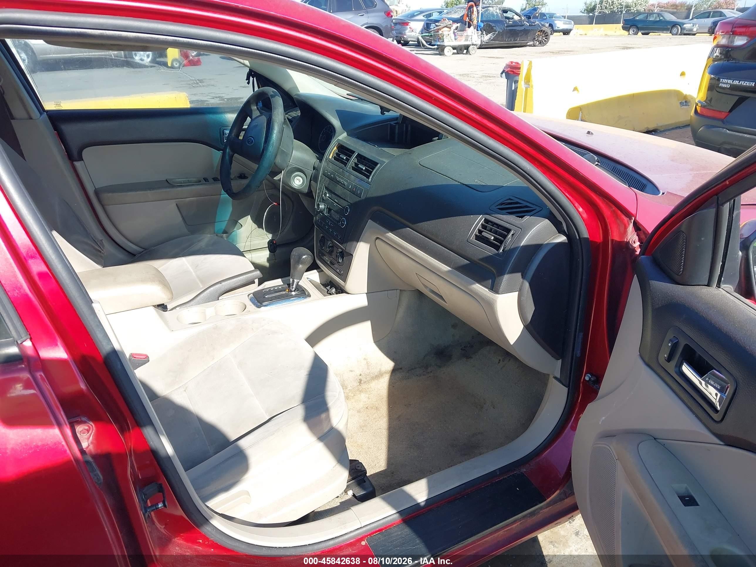 2009 Ford Fusion Se Red vin: 3FAHP07169R106288
