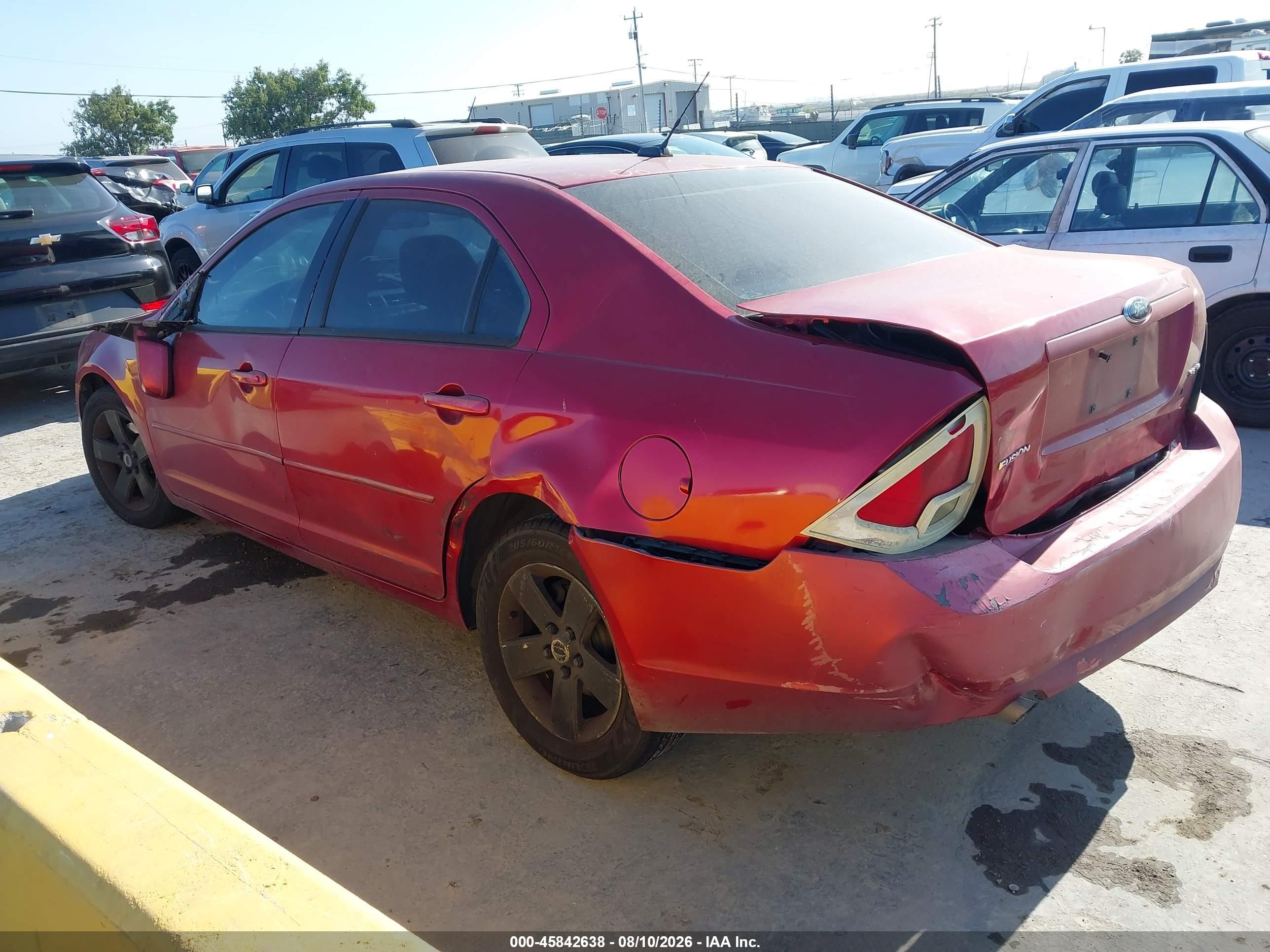 2009 Ford Fusion Se Red vin: 3FAHP07169R106288