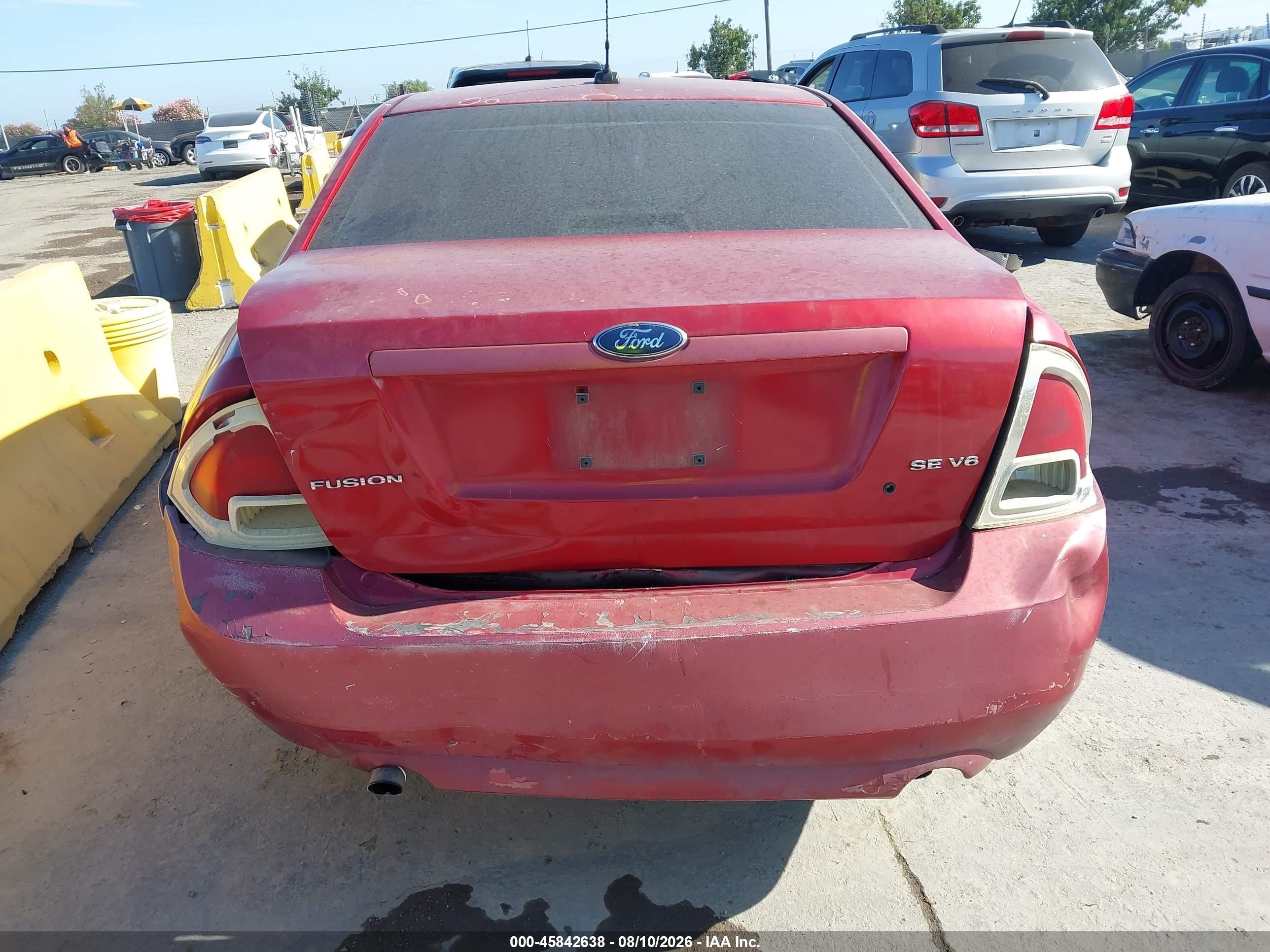 2009 Ford Fusion Se Red vin: 3FAHP07169R106288