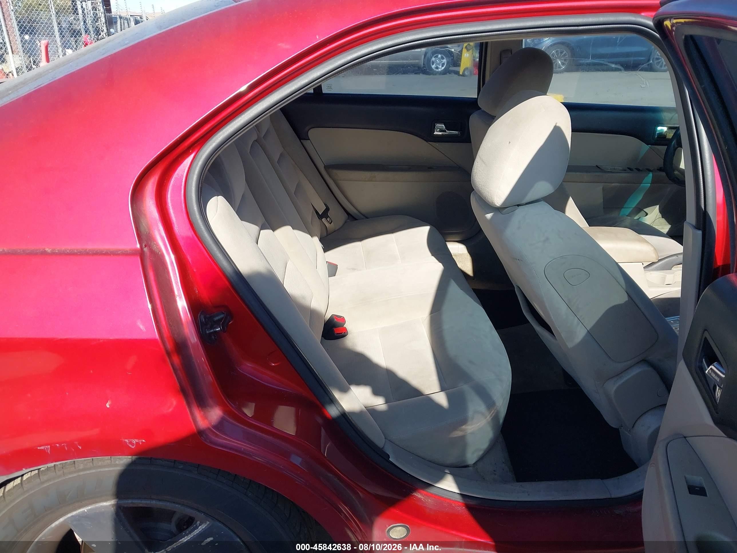 2009 Ford Fusion Se Red vin: 3FAHP07169R106288