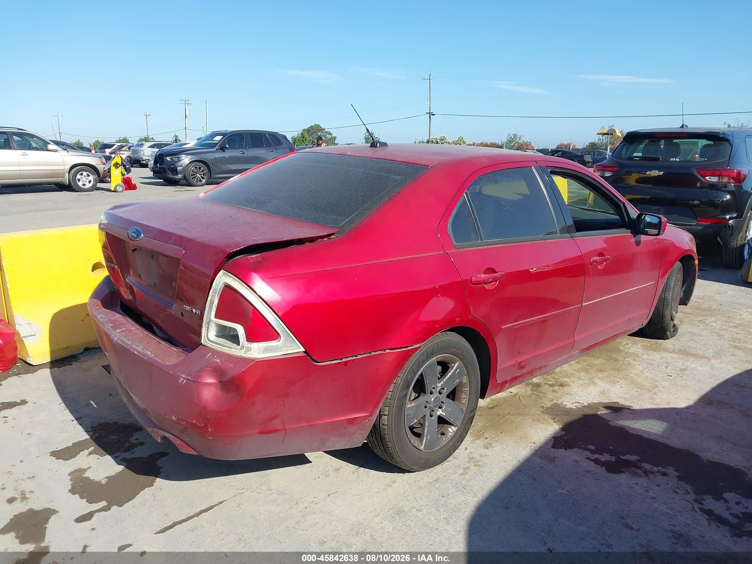 2009 Ford Fusion Se Red vin: 3FAHP07169R106288