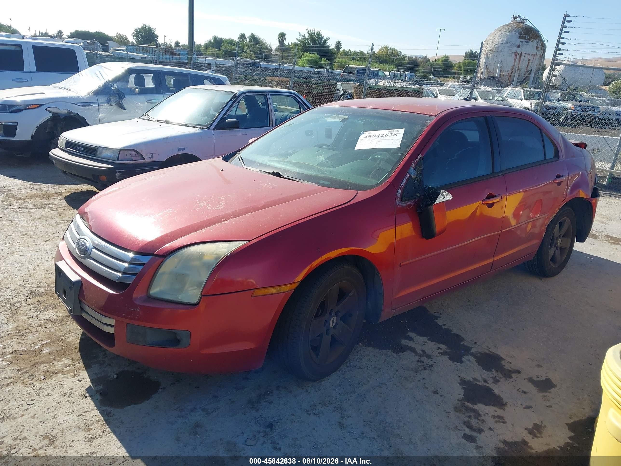 2009 Ford Fusion Se Red vin: 3FAHP07169R106288