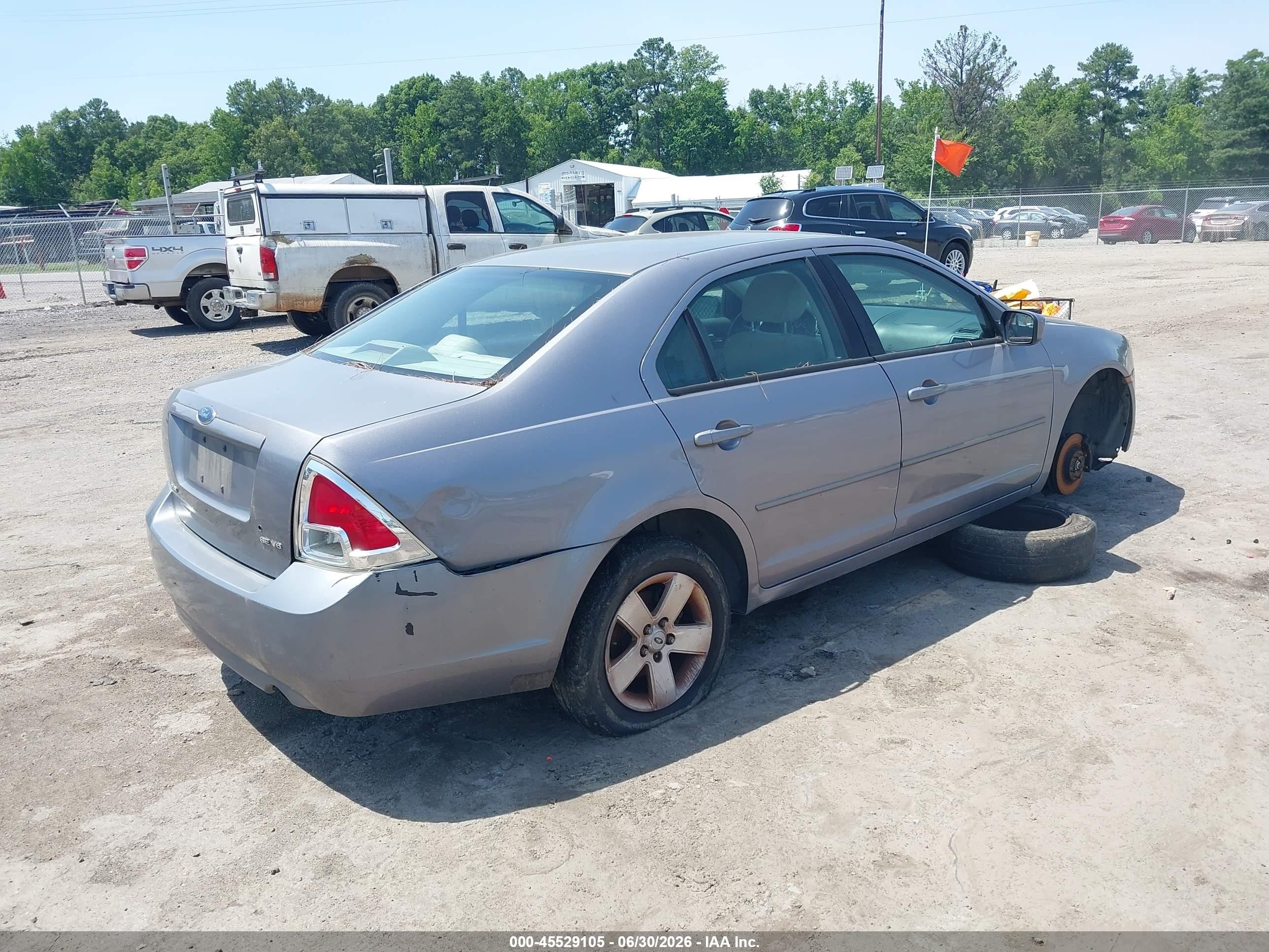 2007 Ford Fusion Se Gray vin: 3FAHP07177R110976
